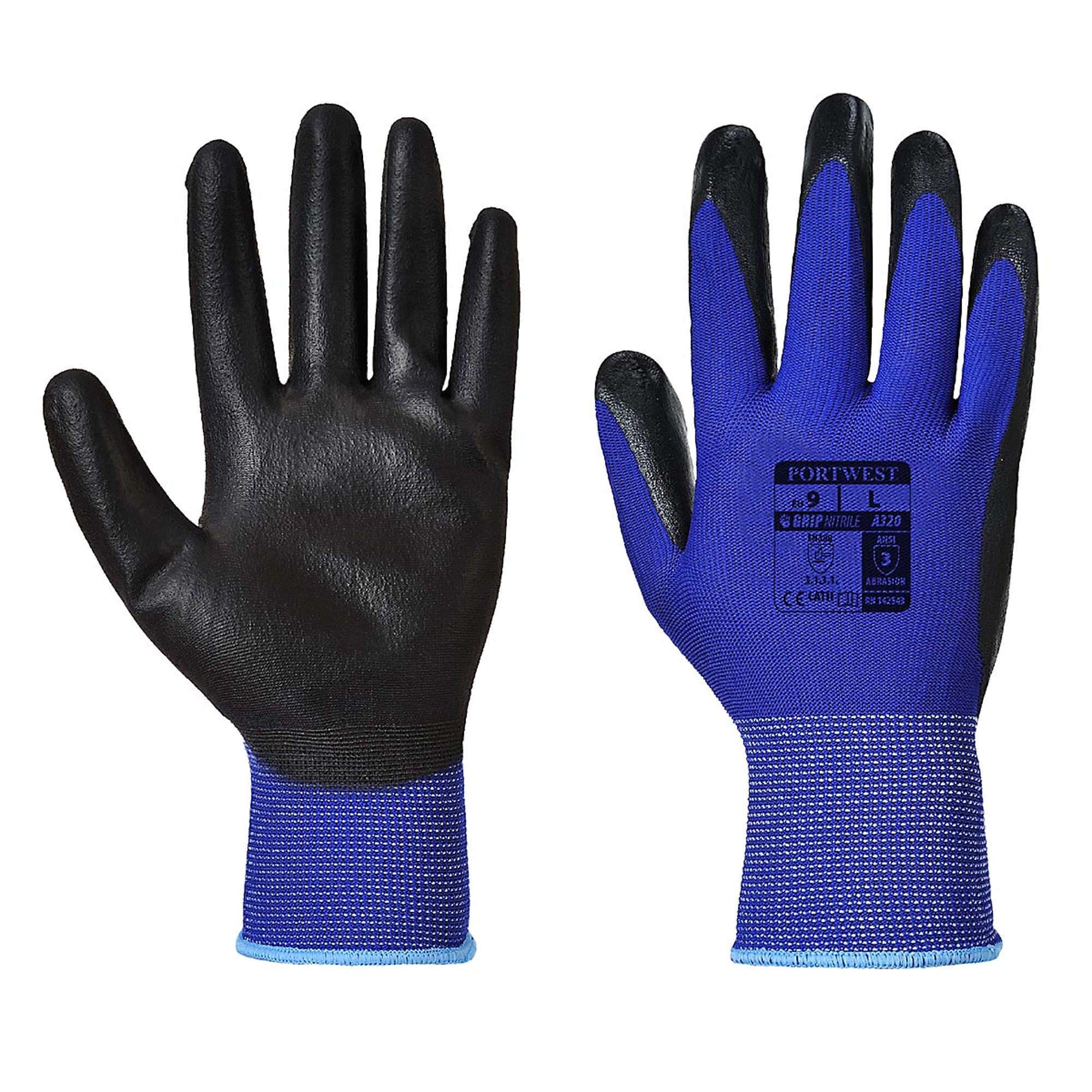 Nylon nitrilhab tenyérmártott keszyű
