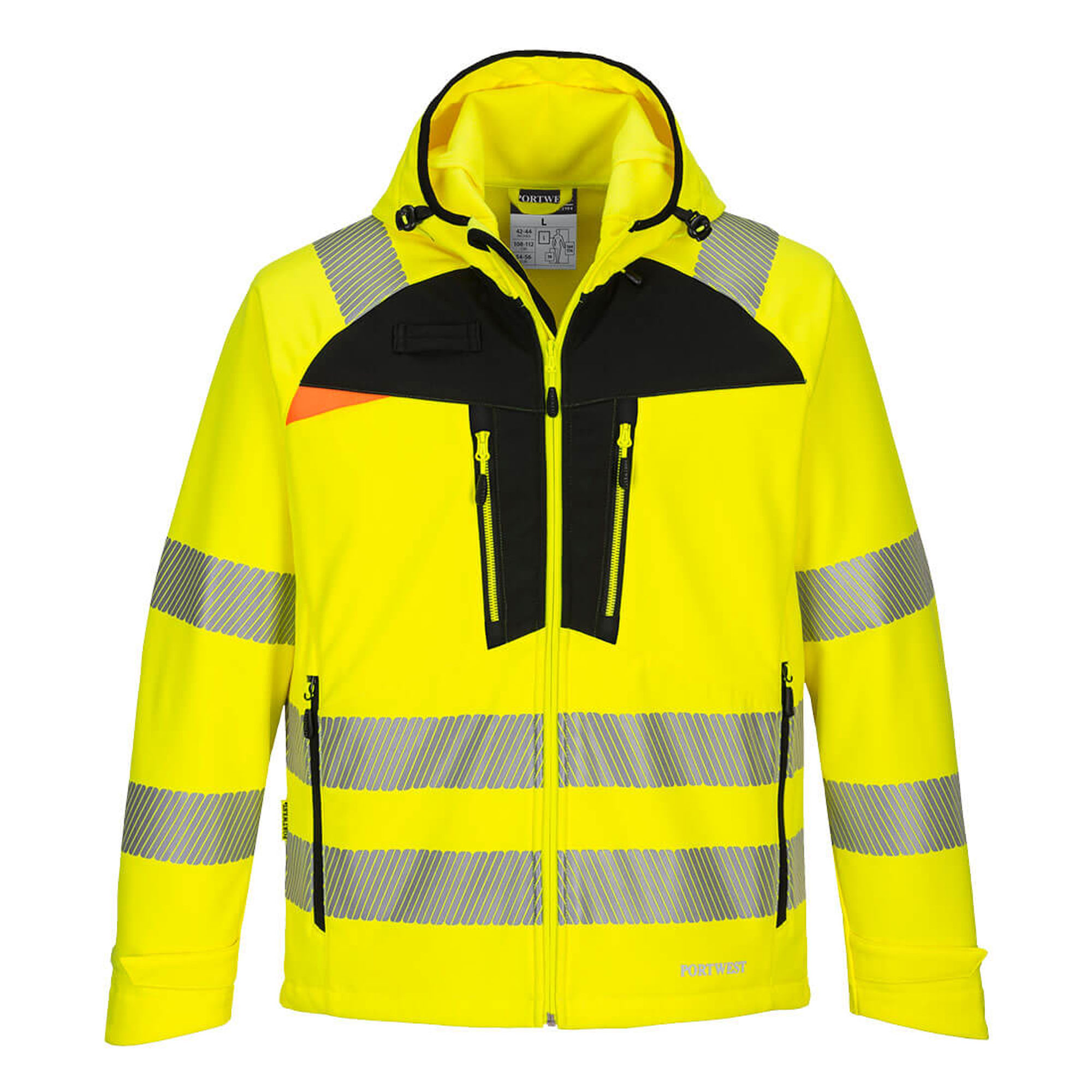 DX4 Softshell láthatósági kabát
