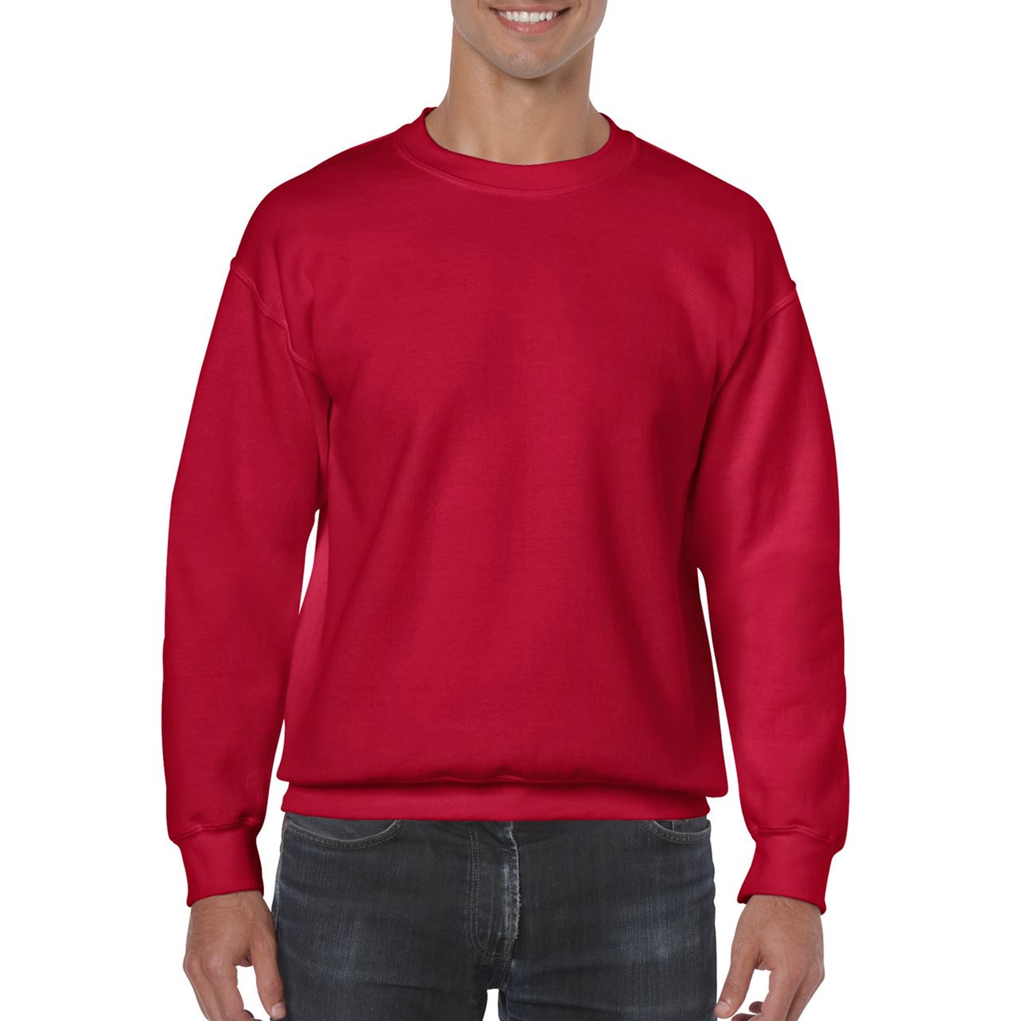 GILDAN® Crewneck - férfi pulóver