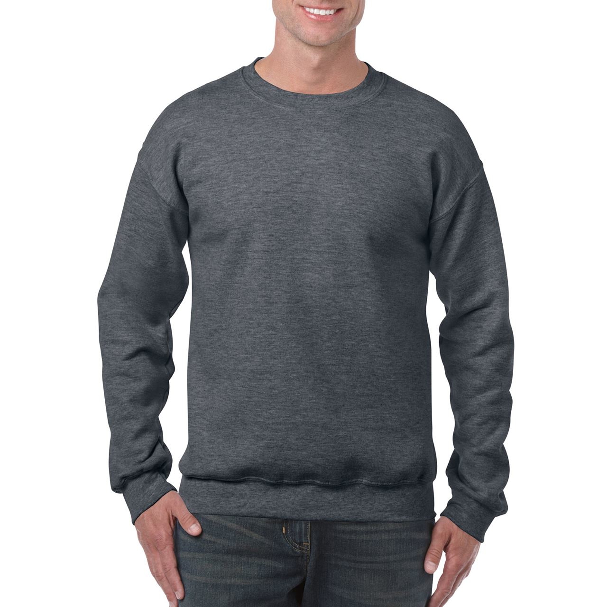 GILDAN® Crewneck - férfi pulóver