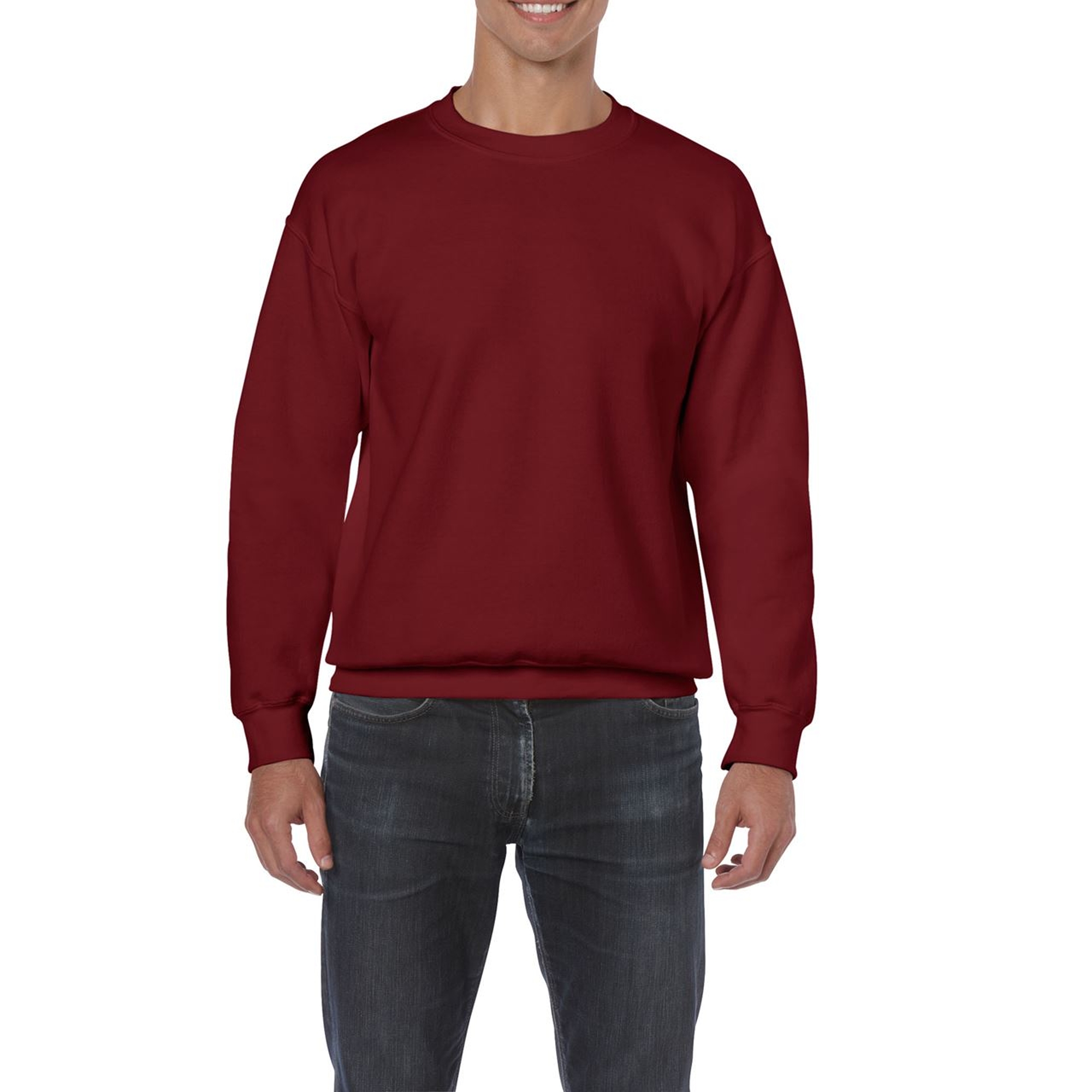 GILDAN® Crewneck - férfi pulóver