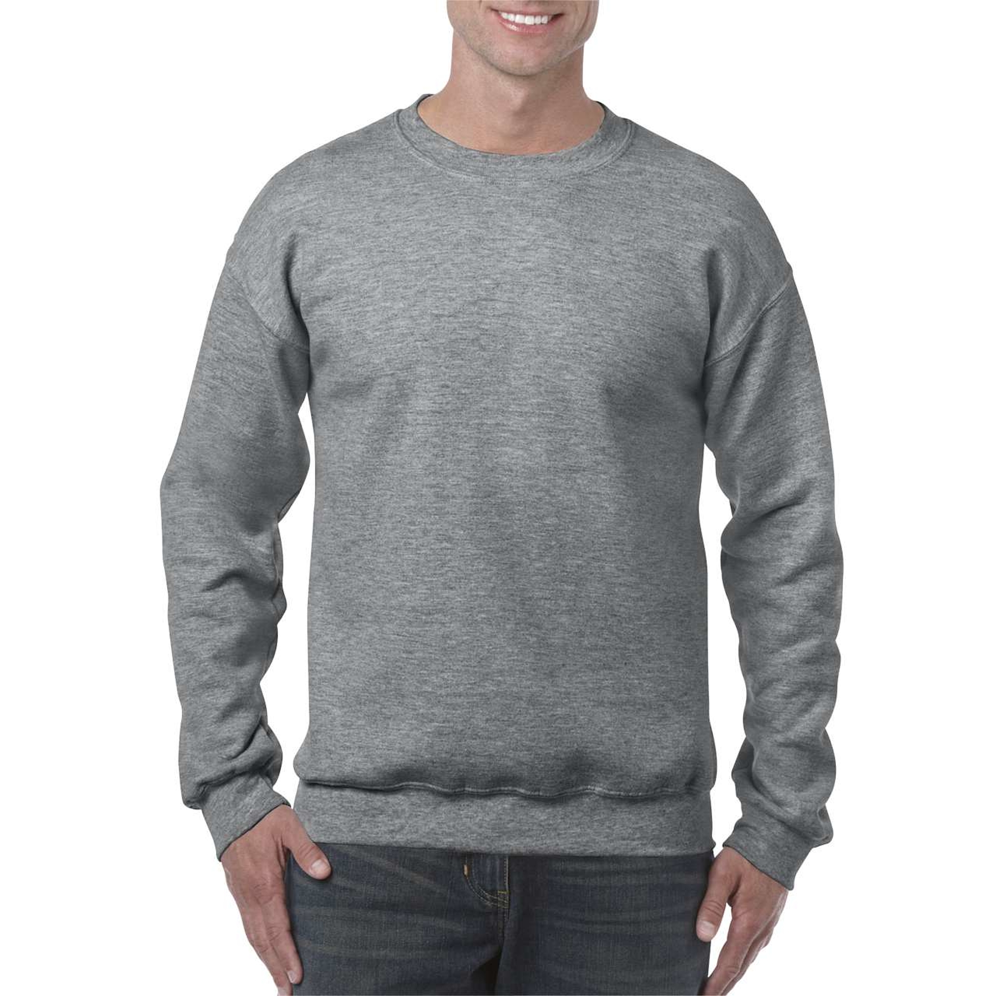 GILDAN® Crewneck - férfi pulóver