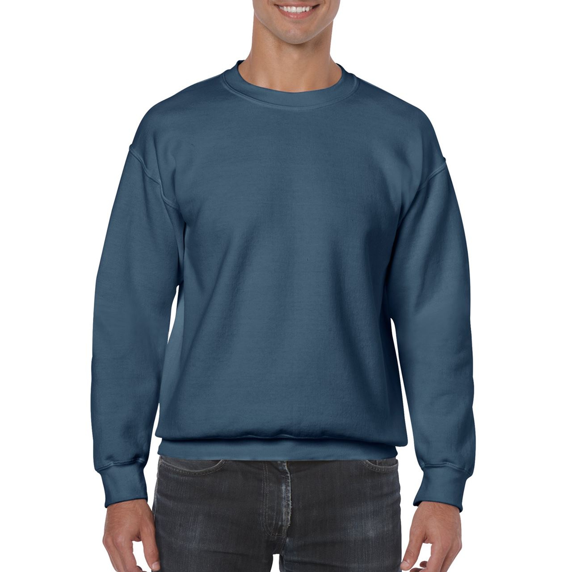 GILDAN® Crewneck - férfi pulóver