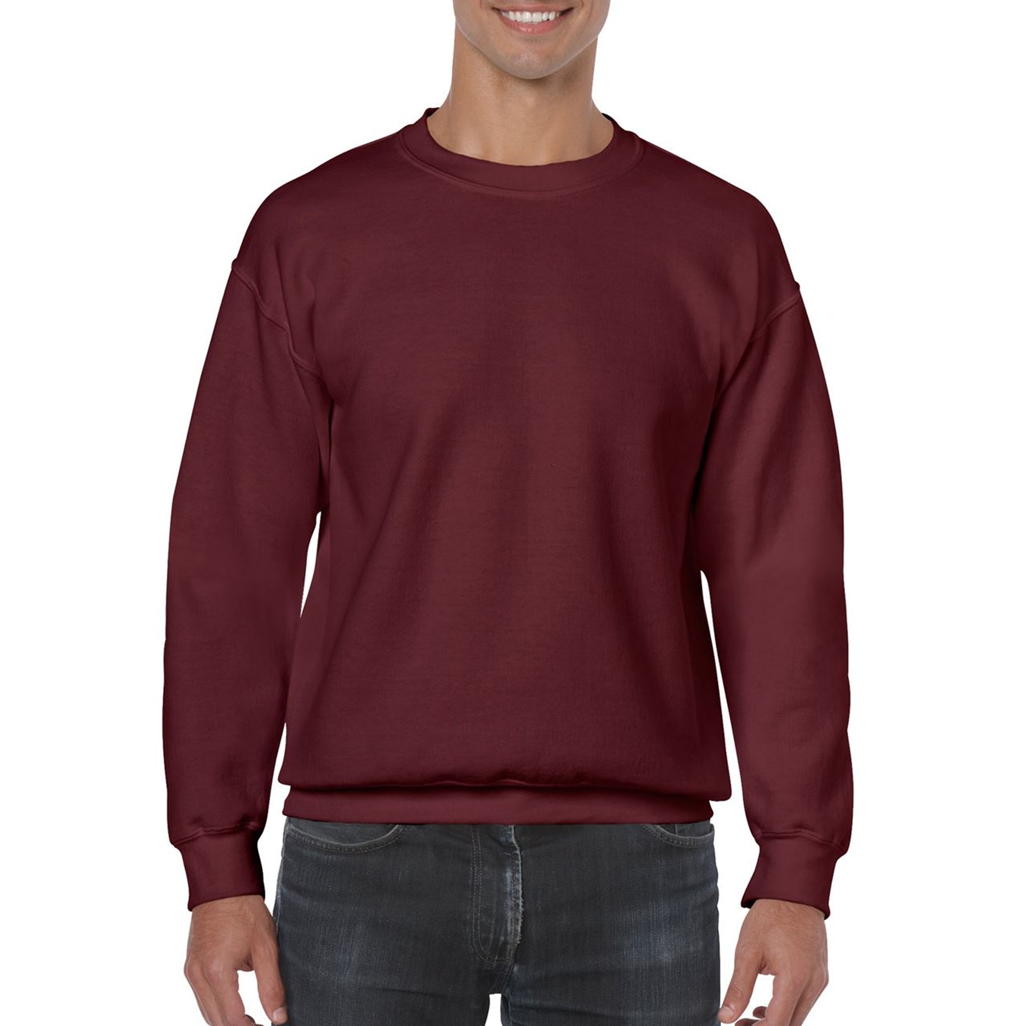 GILDAN® Crewneck - férfi pulóver