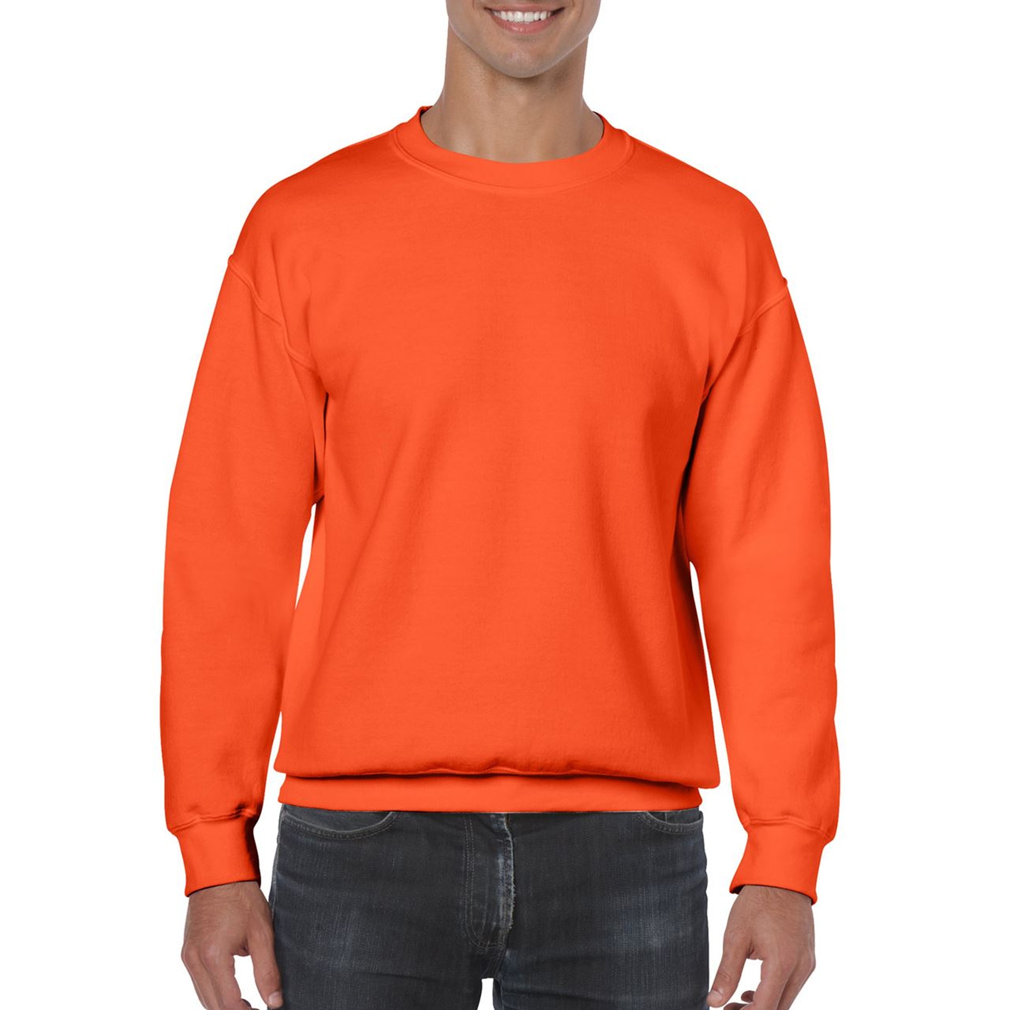 GILDAN® Crewneck - férfi pulóver