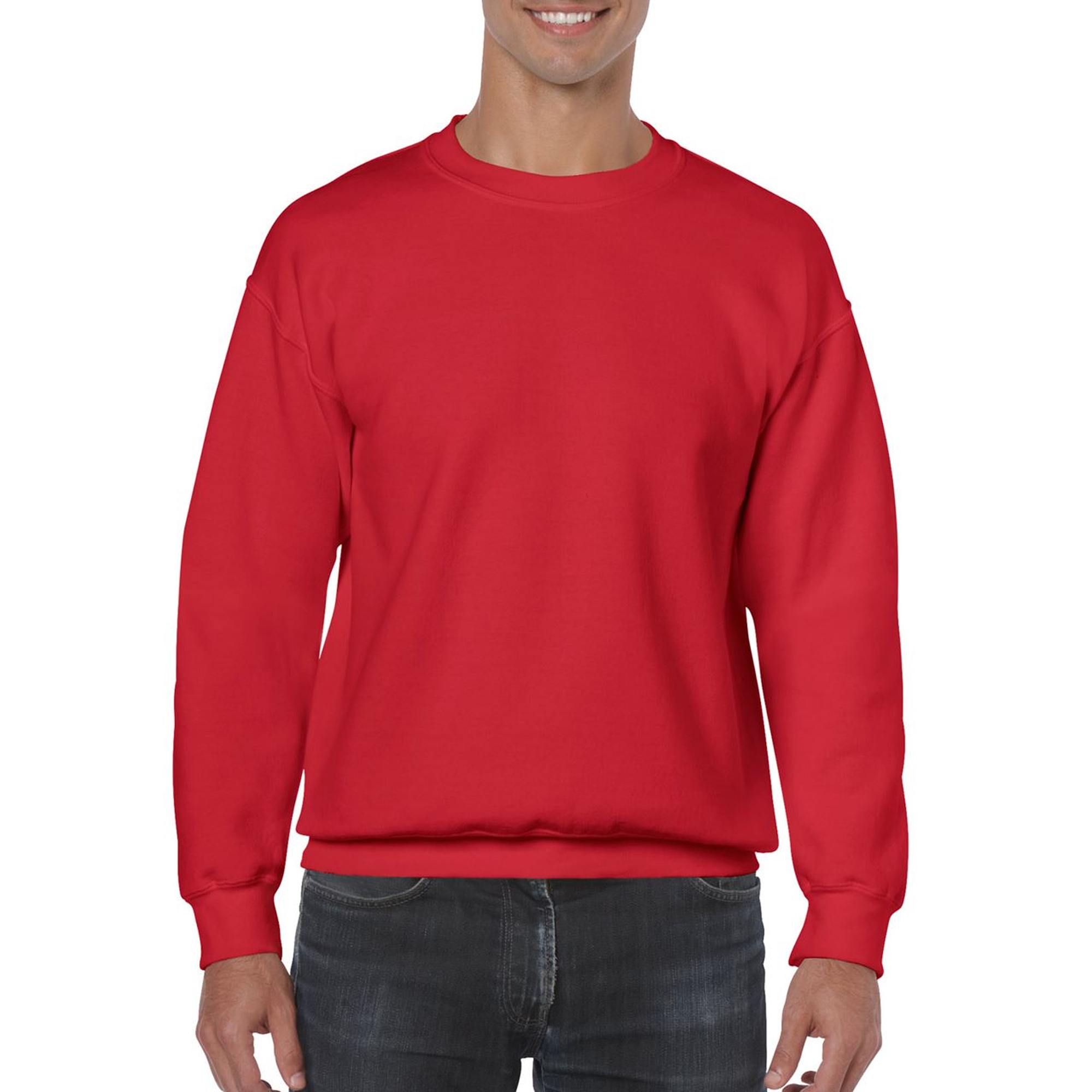 GILDAN® Crewneck - férfi pulóver