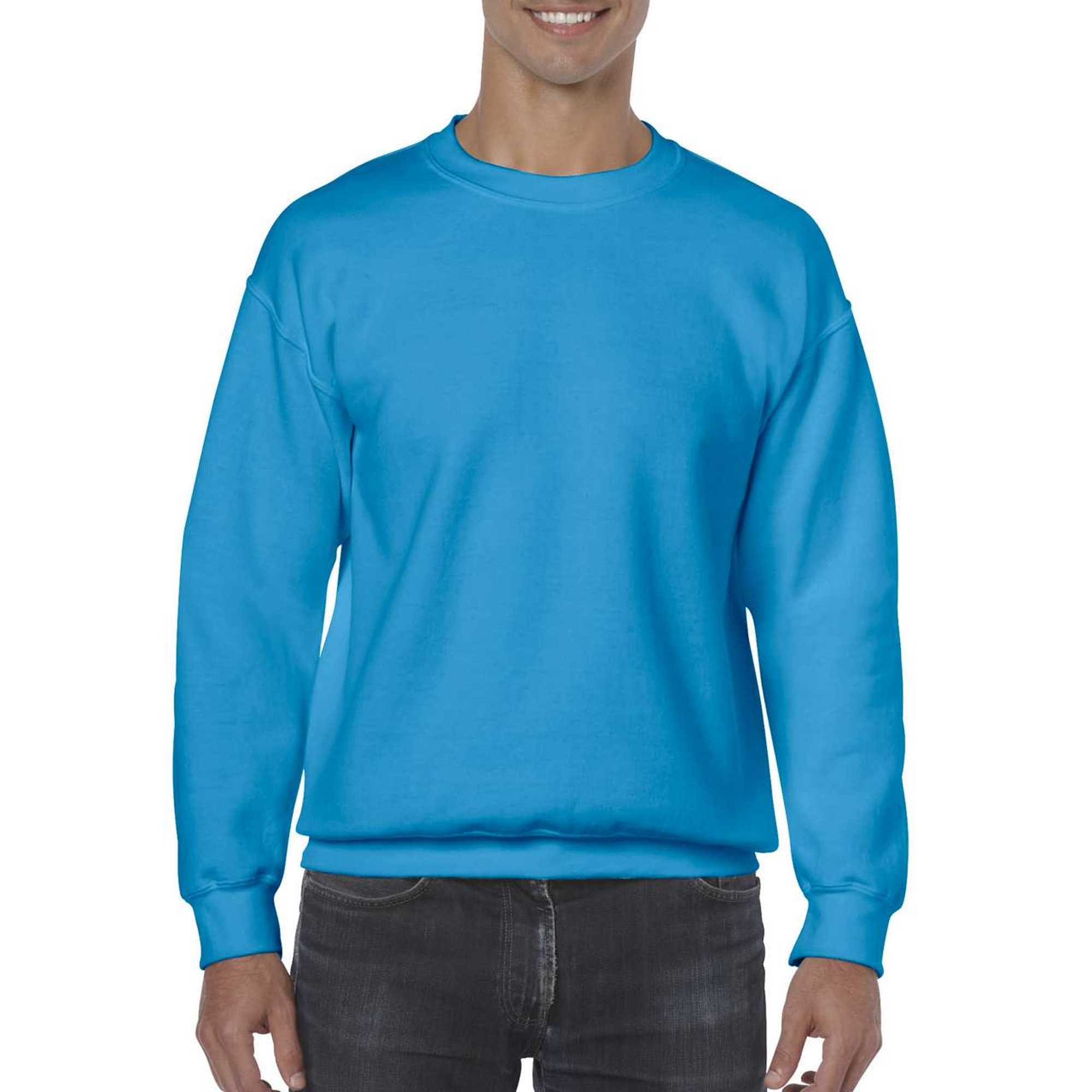 GILDAN® Crewneck - férfi pulóver