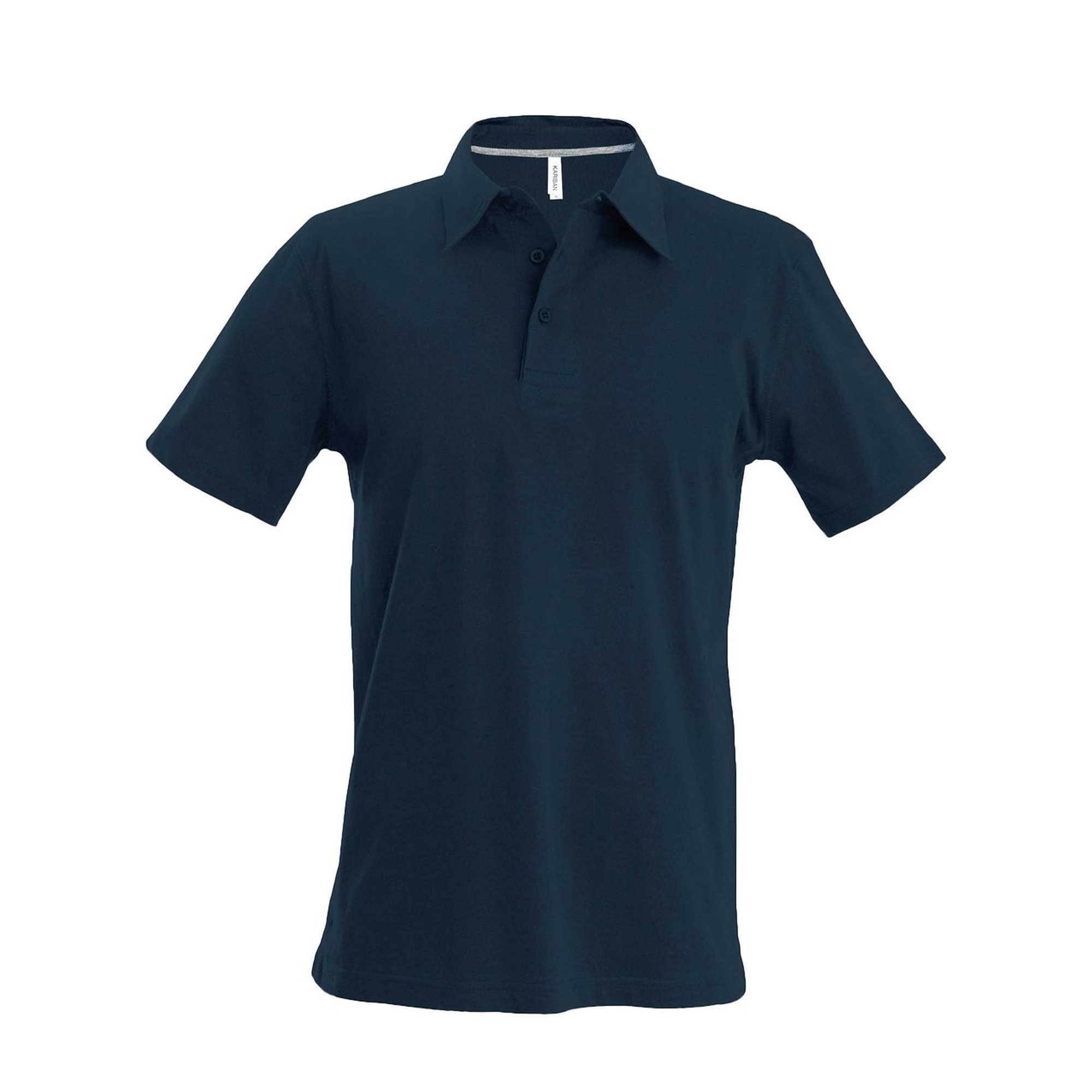 Kariban Pique Polo Shirt - rövid ujjú, férfi galléros póló