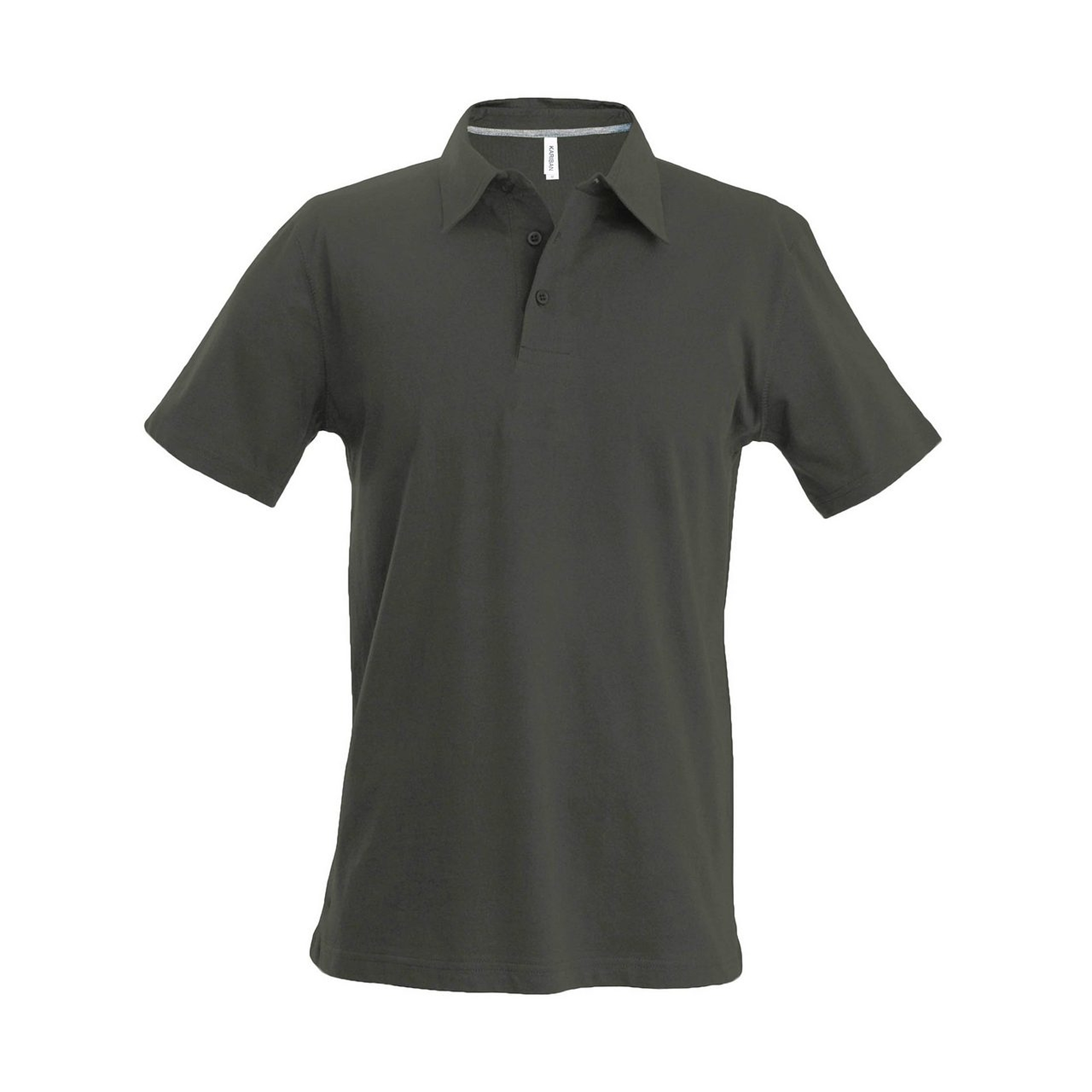Kariban Pique Polo Shirt - rövid ujjú, férfi galléros póló