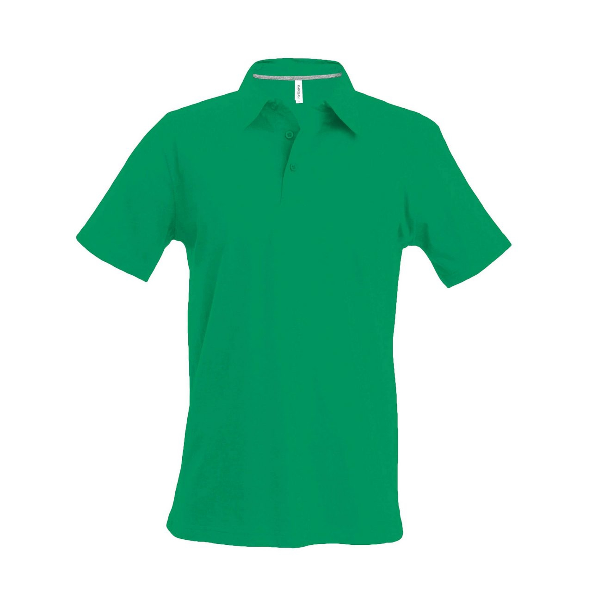 Kariban Pique Polo Shirt - rövid ujjú, férfi galléros póló