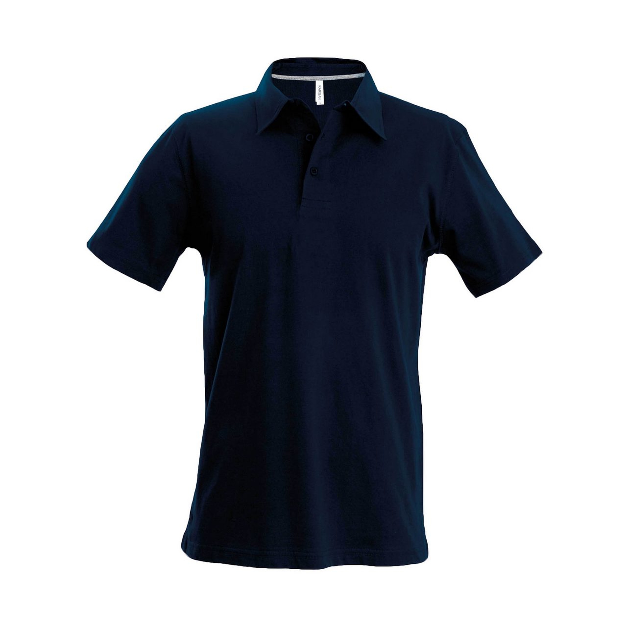 Kariban Pique Polo Shirt - rövid ujjú, férfi galléros póló