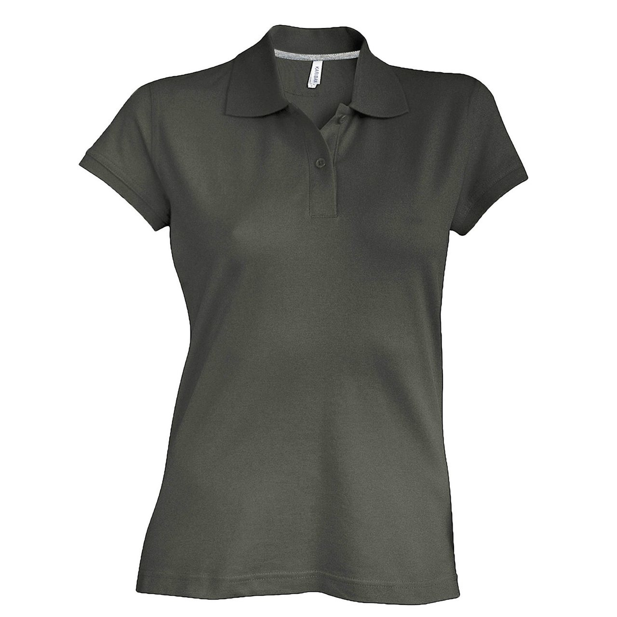 Kariban Pique Polo Shirt - rövid ujjú, női galléros póló