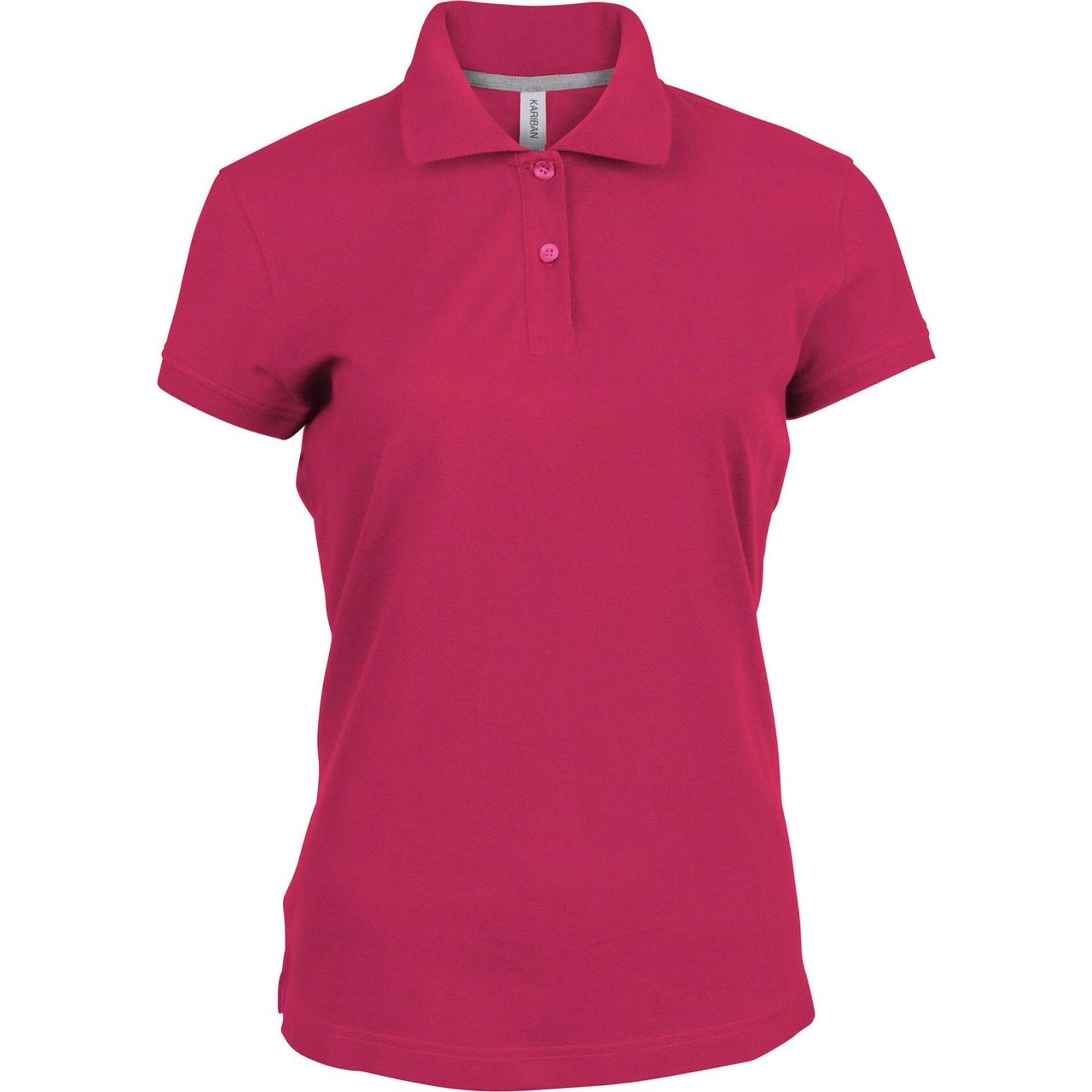 Kariban Pique Polo Shirt - rövid ujjú, női galléros póló