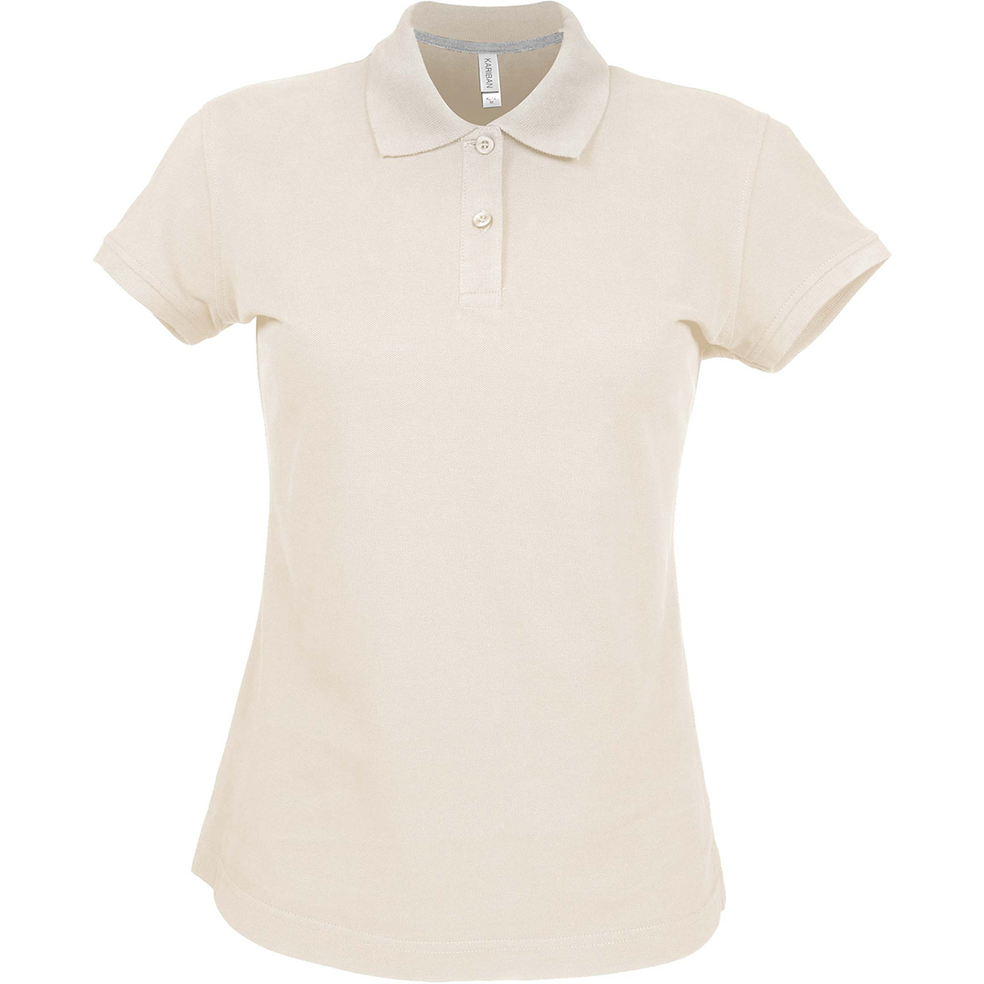 Kariban Pique Polo Shirt - rövid ujjú, női galléros póló