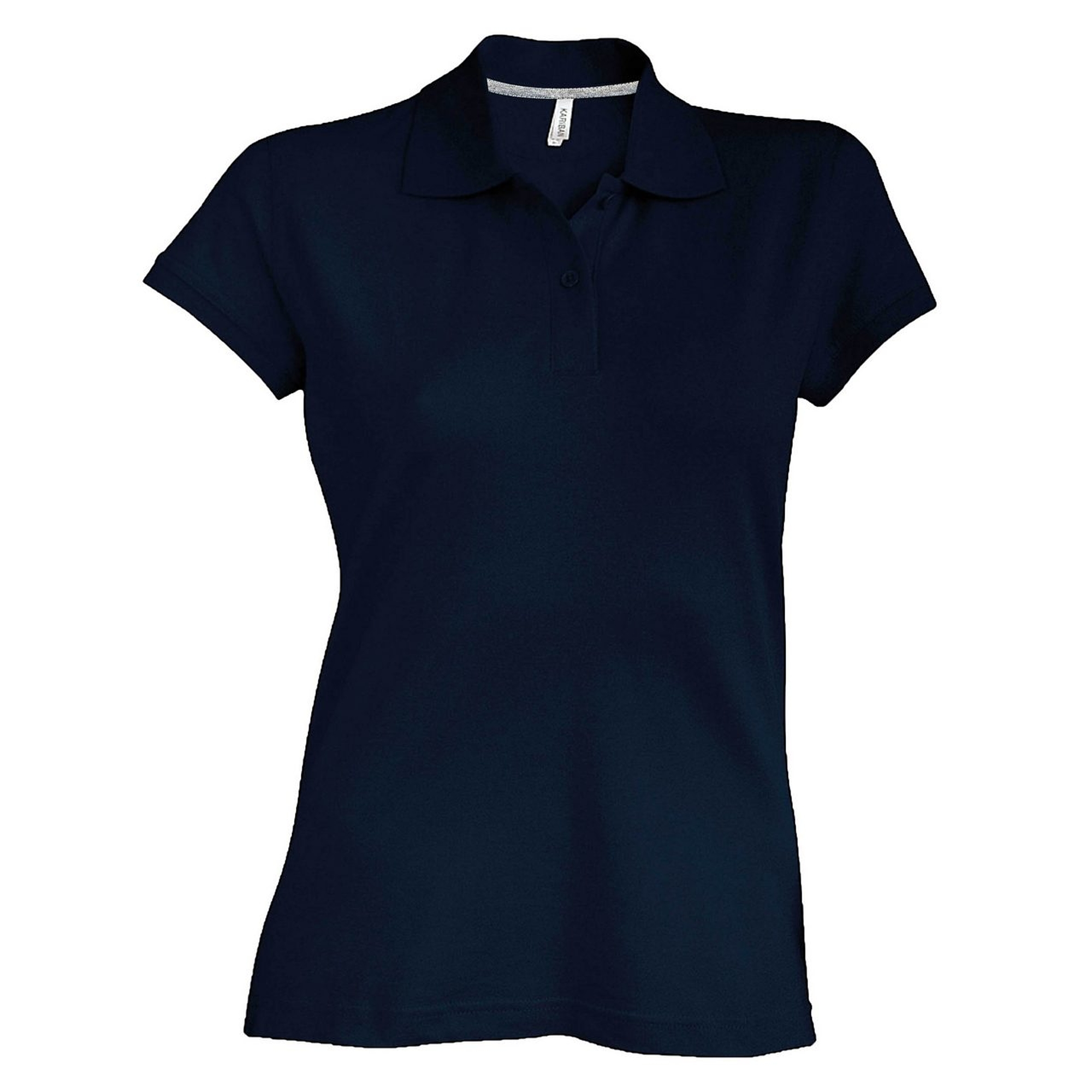Kariban Pique Polo Shirt - rövid ujjú, női galléros póló