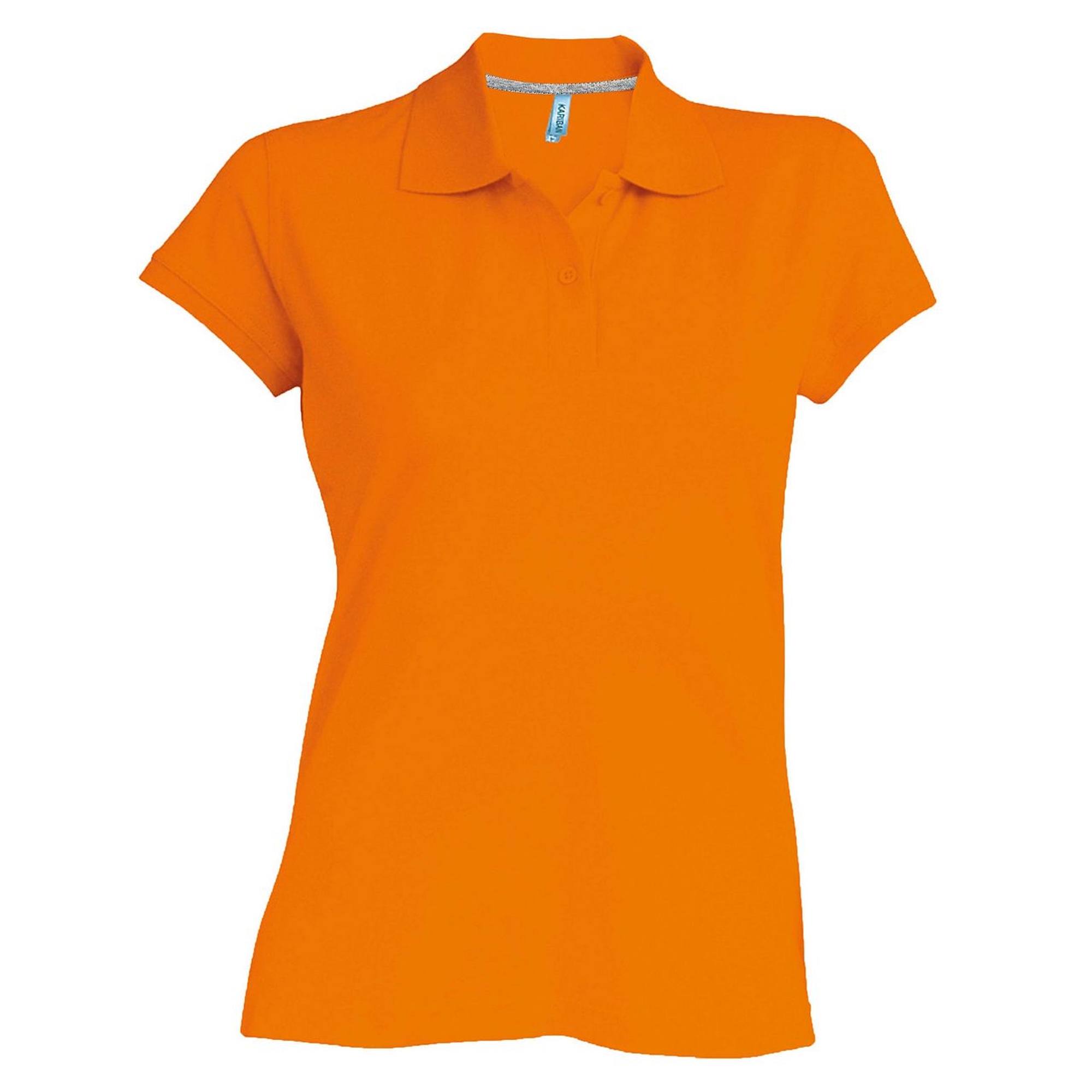 Kariban Pique Polo Shirt - rövid ujjú, női galléros póló