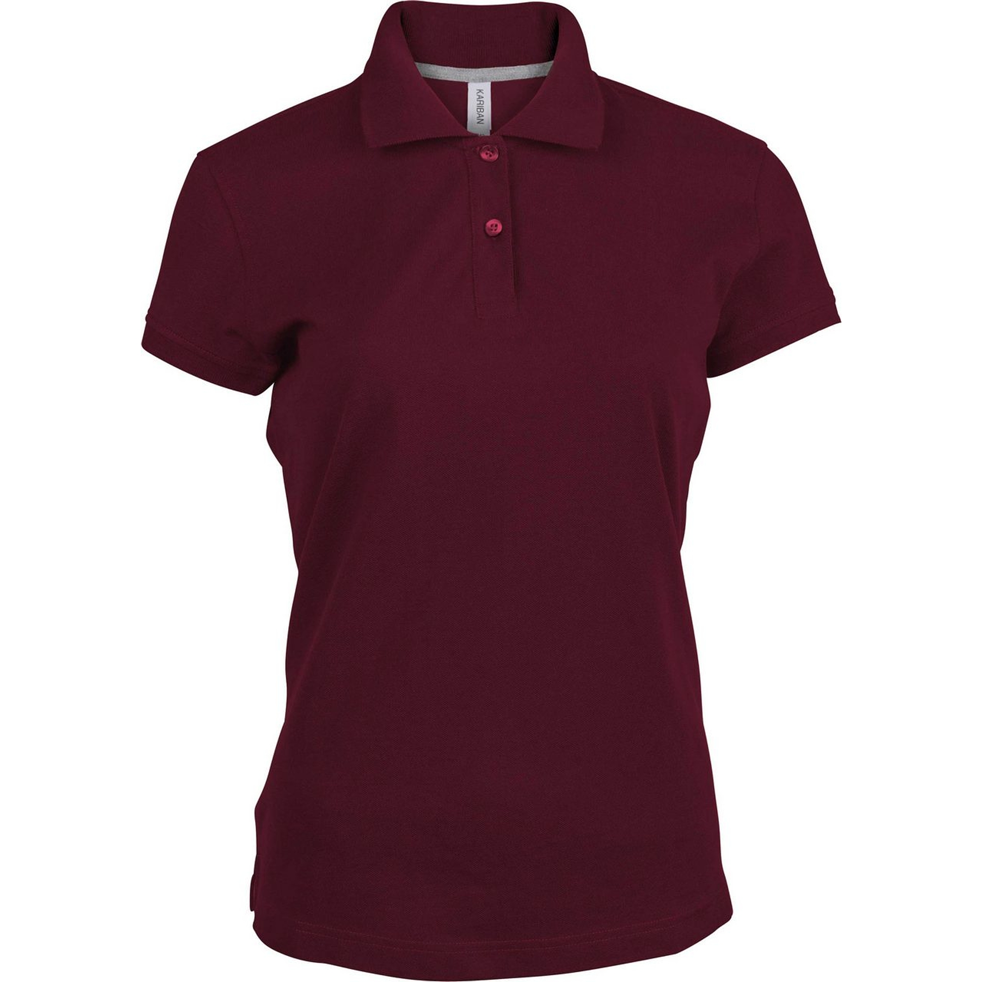 Kariban Pique Polo Shirt - rövid ujjú, női galléros póló