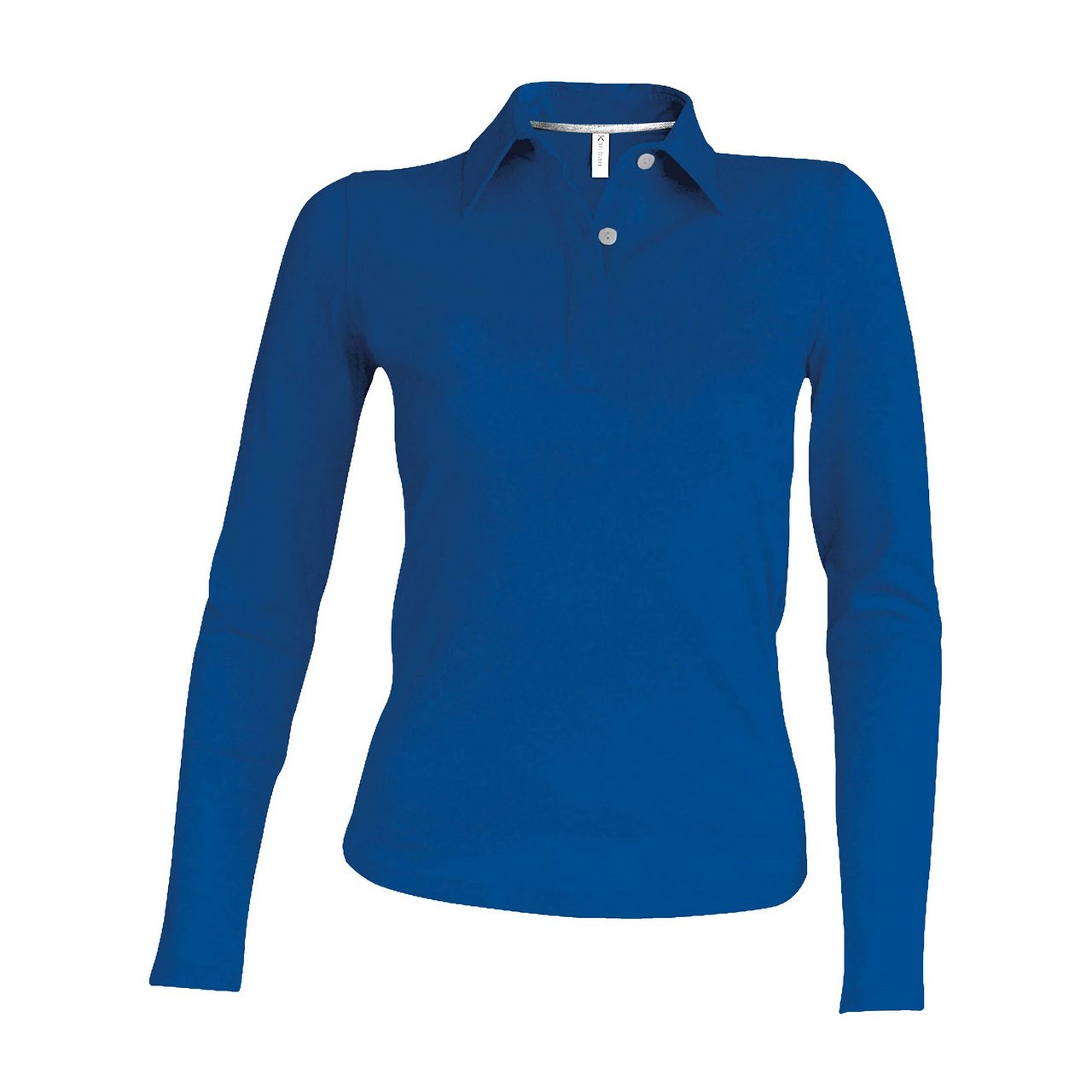 Kariban Pique Polo Shirt - hosszú ujjú, női galléros póló