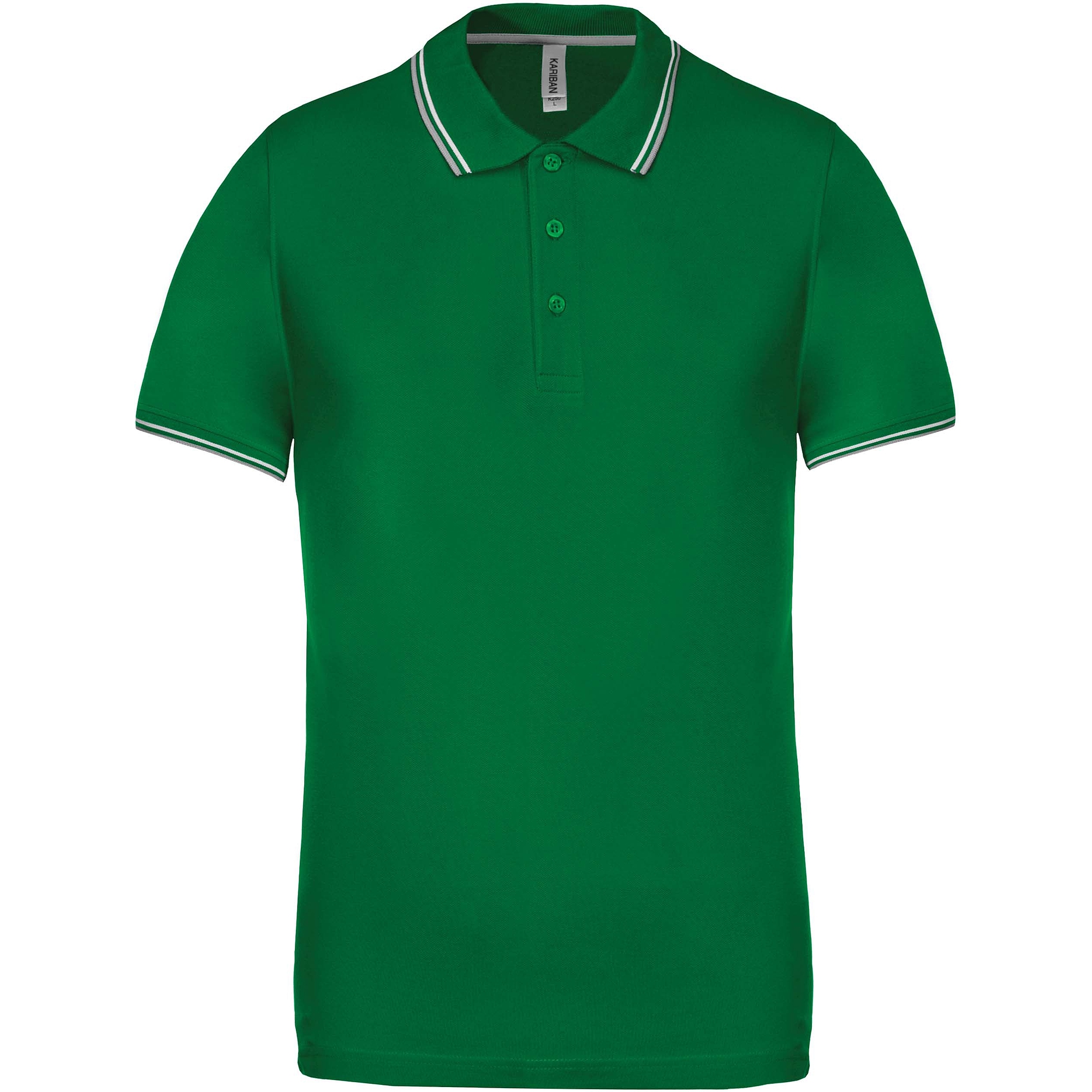 Kariban Short Sleeve Polo Shirt - rövid ujjú, férfi galléros póló