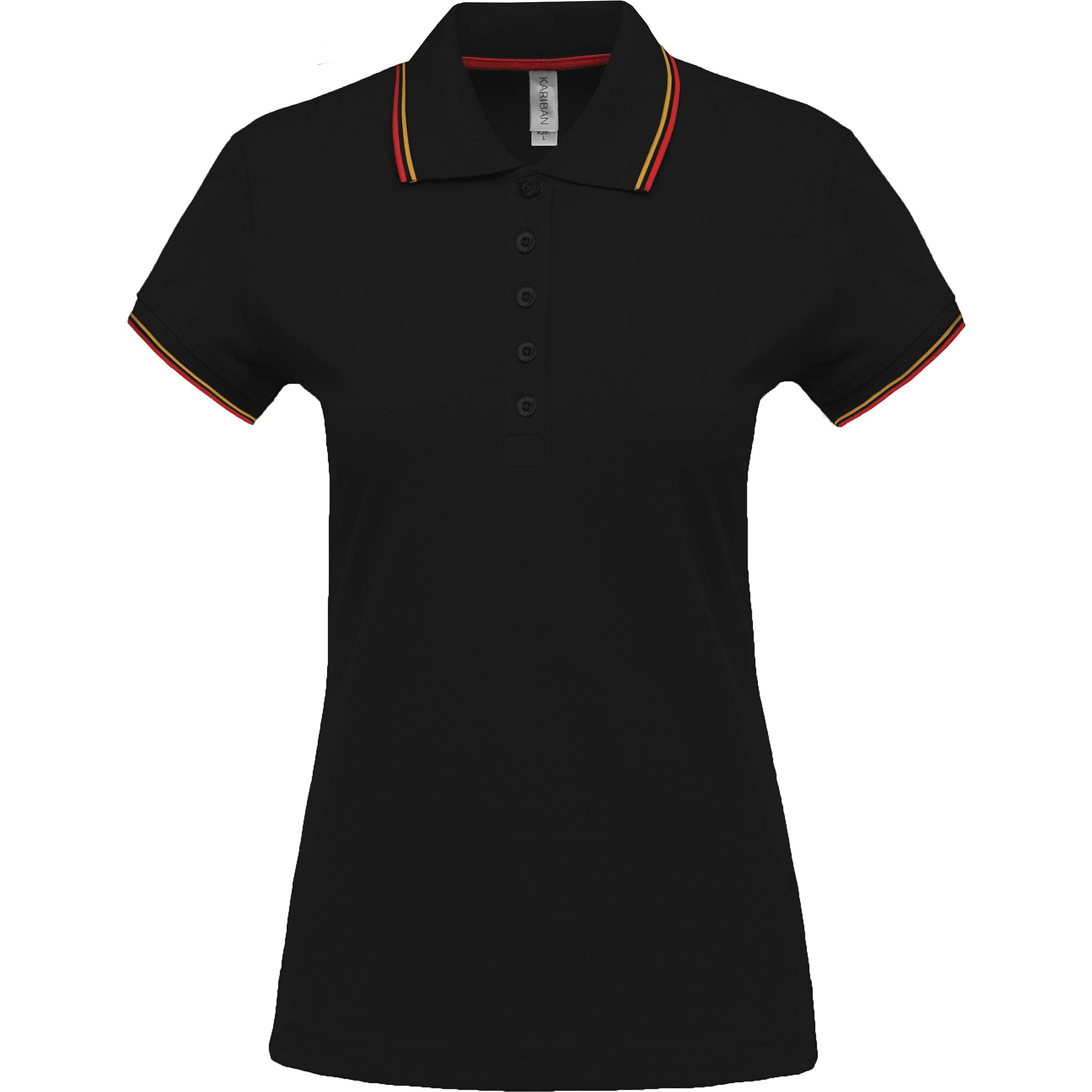 Kariban Ladie s Short Sleeve Polo Shirt - rövid ujjú, női galléros póló