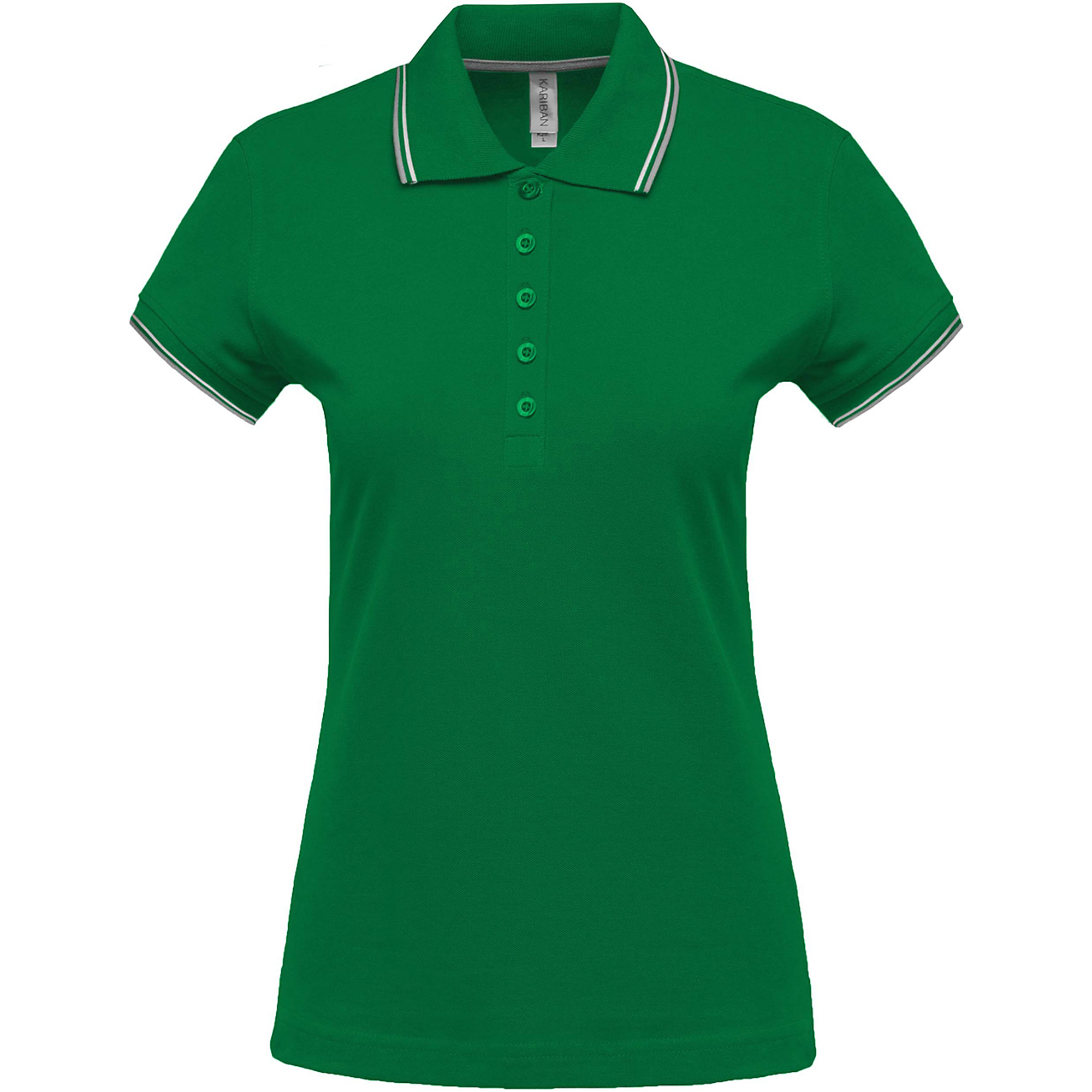 Kariban Ladie s Short Sleeve Polo Shirt - rövid ujjú, női galléros póló