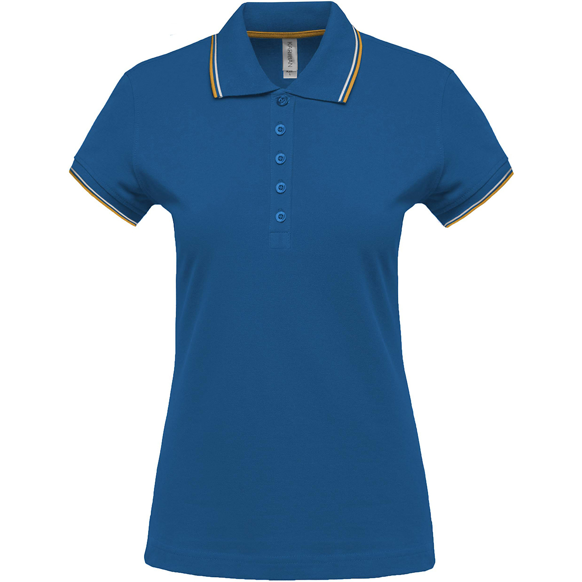 Kariban Ladie s Short Sleeve Polo Shirt - rövid ujjú, női galléros póló