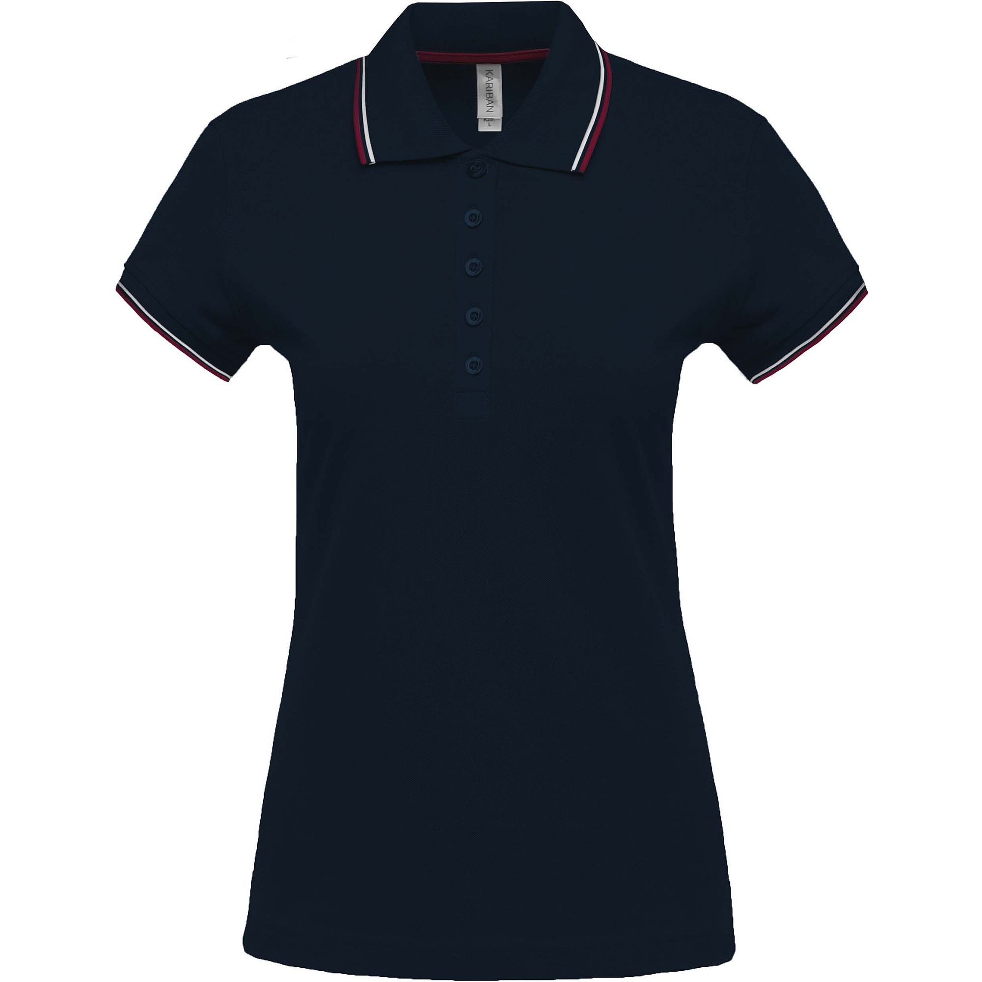 Kariban Ladie s Short Sleeve Polo Shirt - rövid ujjú, női galléros póló