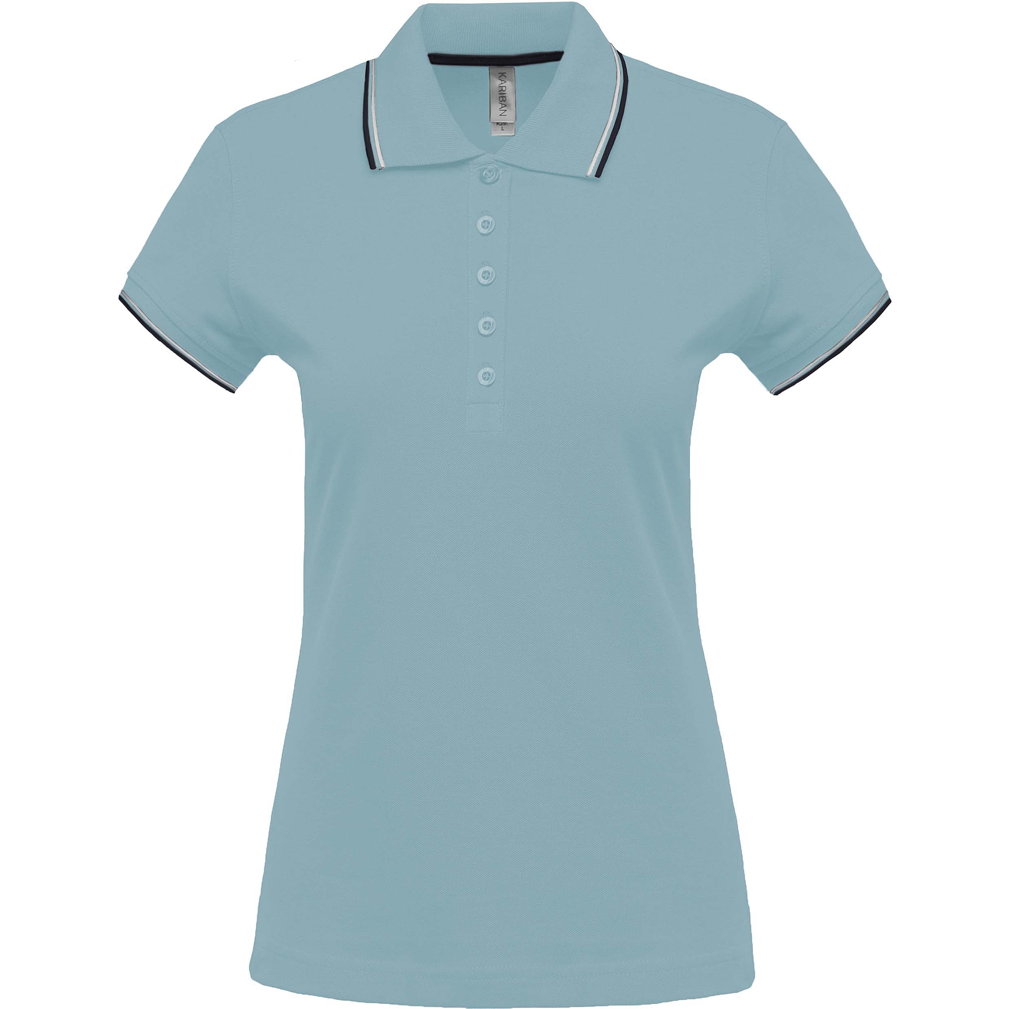 Kariban Ladie s Short Sleeve Polo Shirt - rövid ujjú, női galléros póló