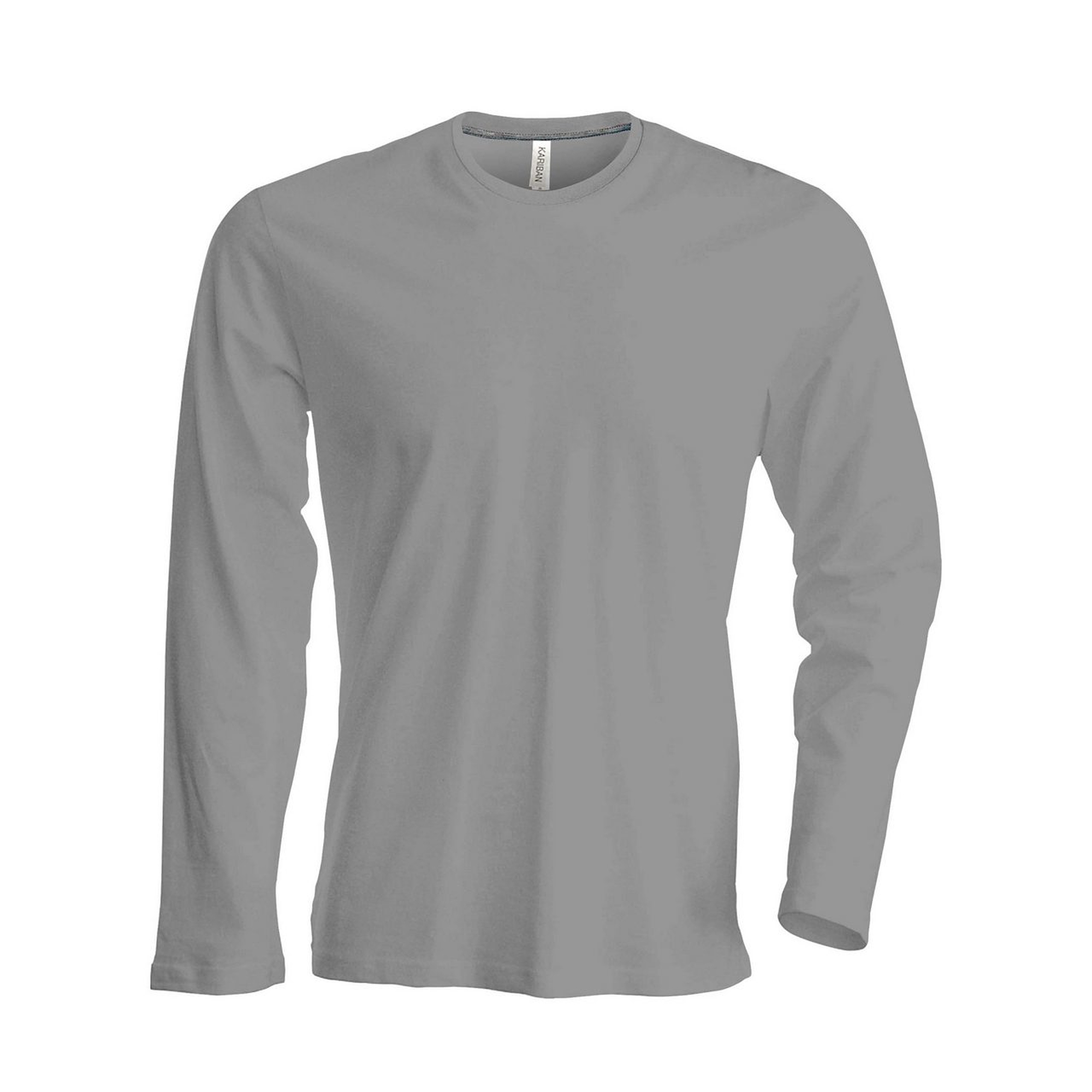 Kariban Long Sleeve Crew Neck - hosszú ujjú, férfi póló
