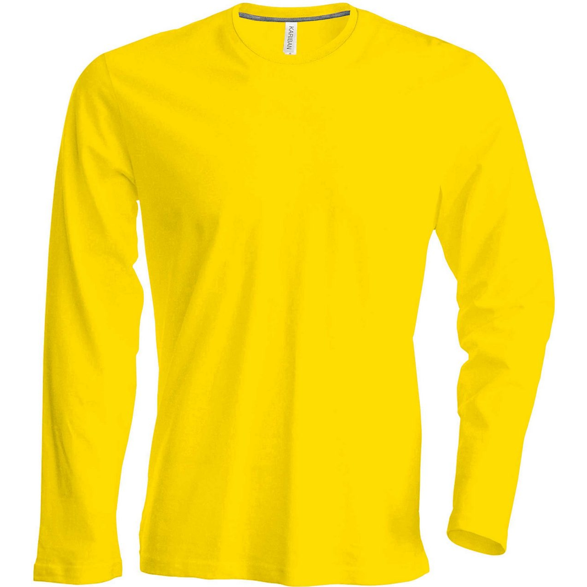 Kariban Long Sleeve Crew Neck - hosszú ujjú, férfi póló