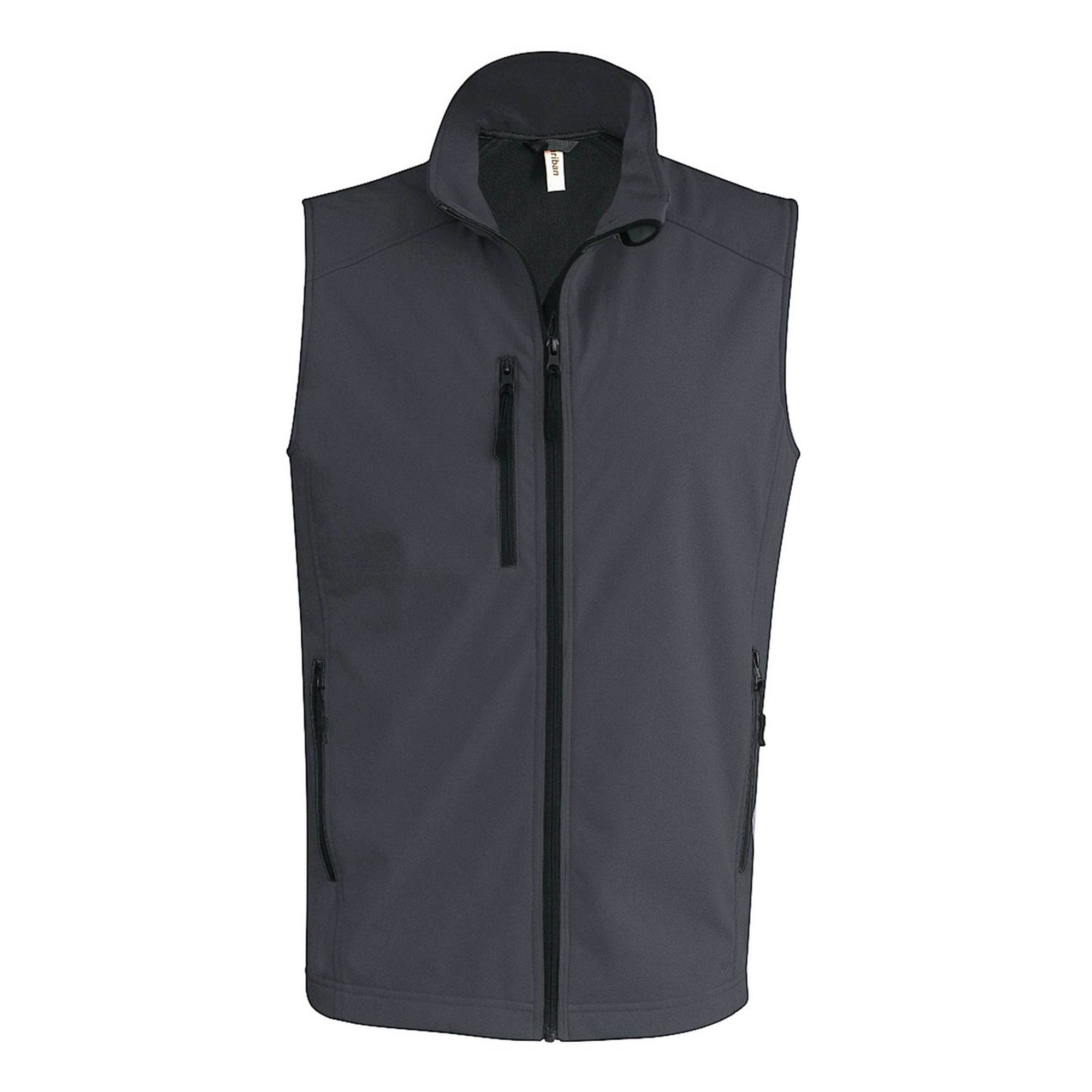 Kariban Softshell Bodywarmer - cipzáras, férfi mellény