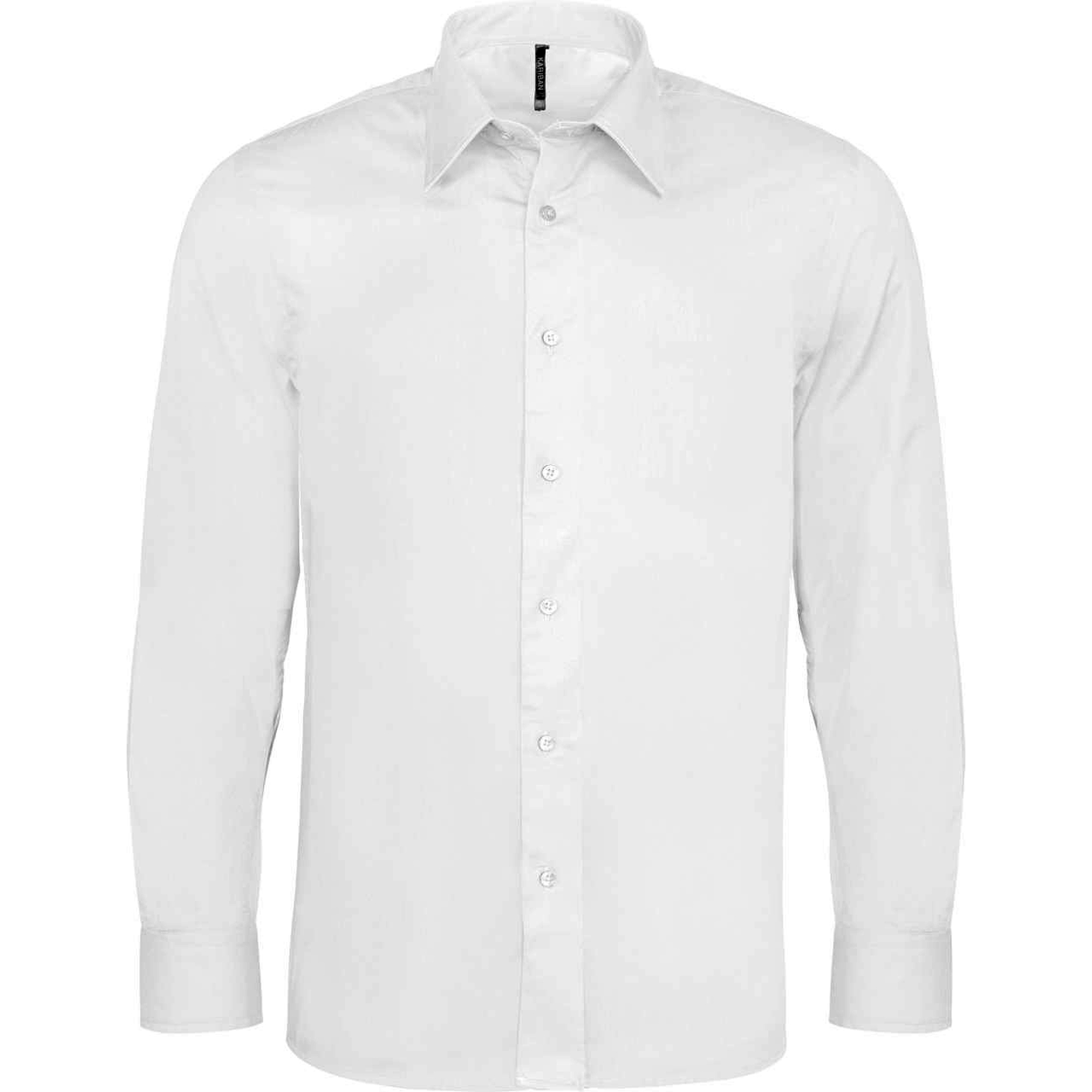 Kariban Stretch Shirt - hosszú ujjú, férfi ing