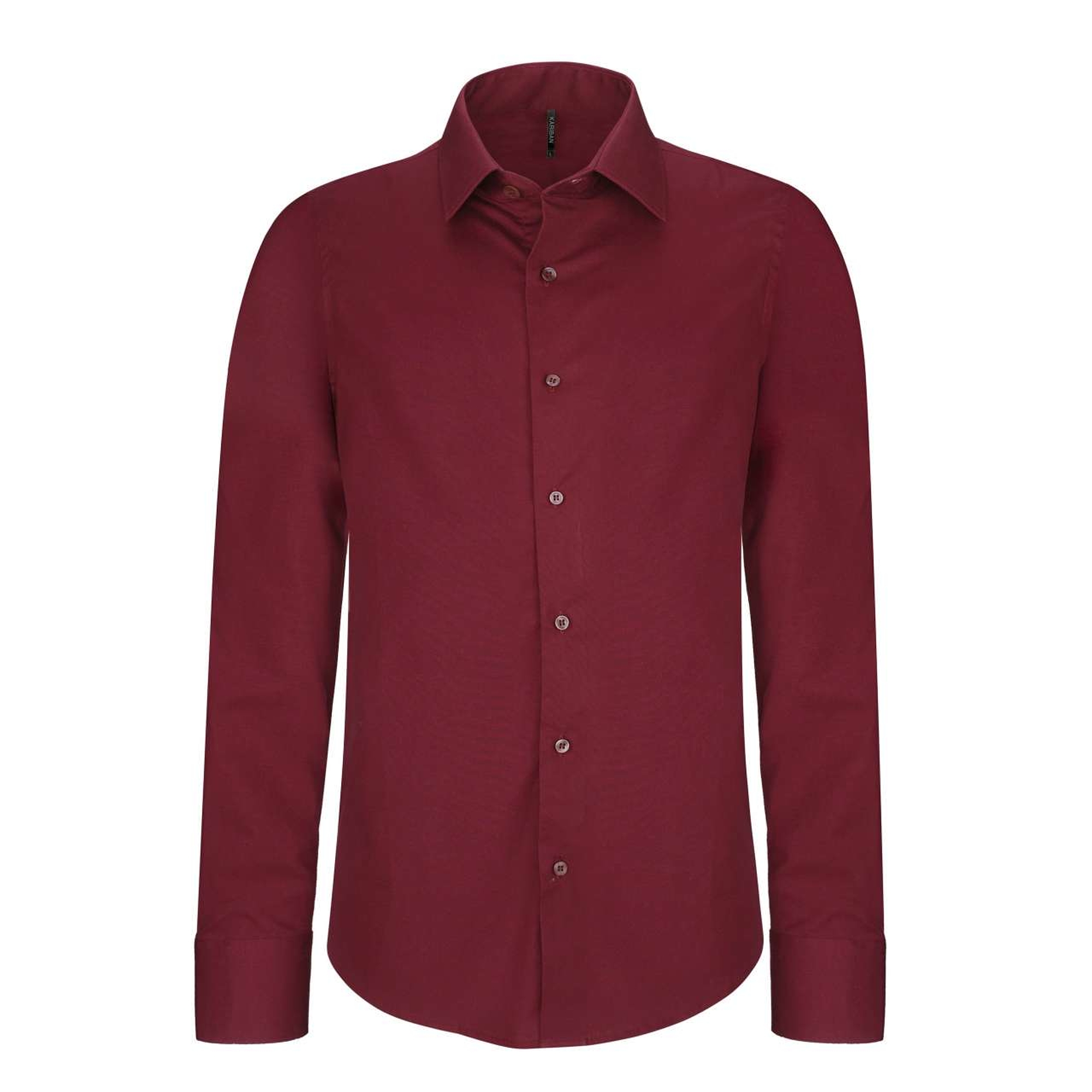 Kariban Stretch Shirt - hosszú ujjú, férfi ing