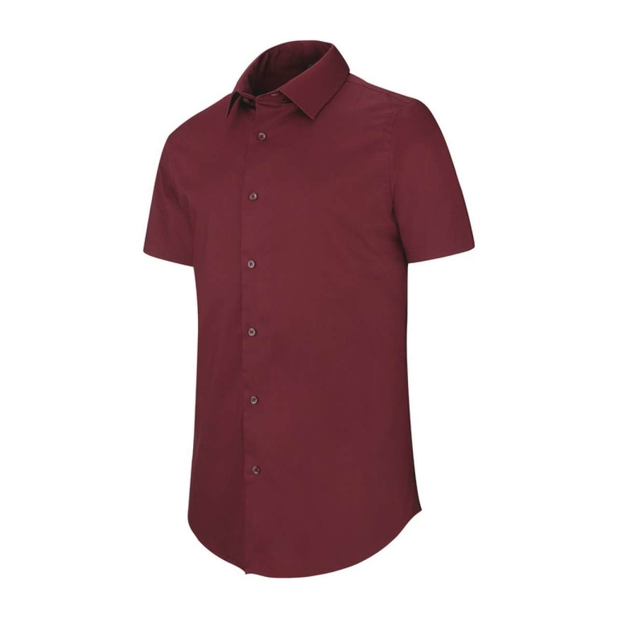 Kariban Stretch Shirt - rövid ujjú, férfi ing