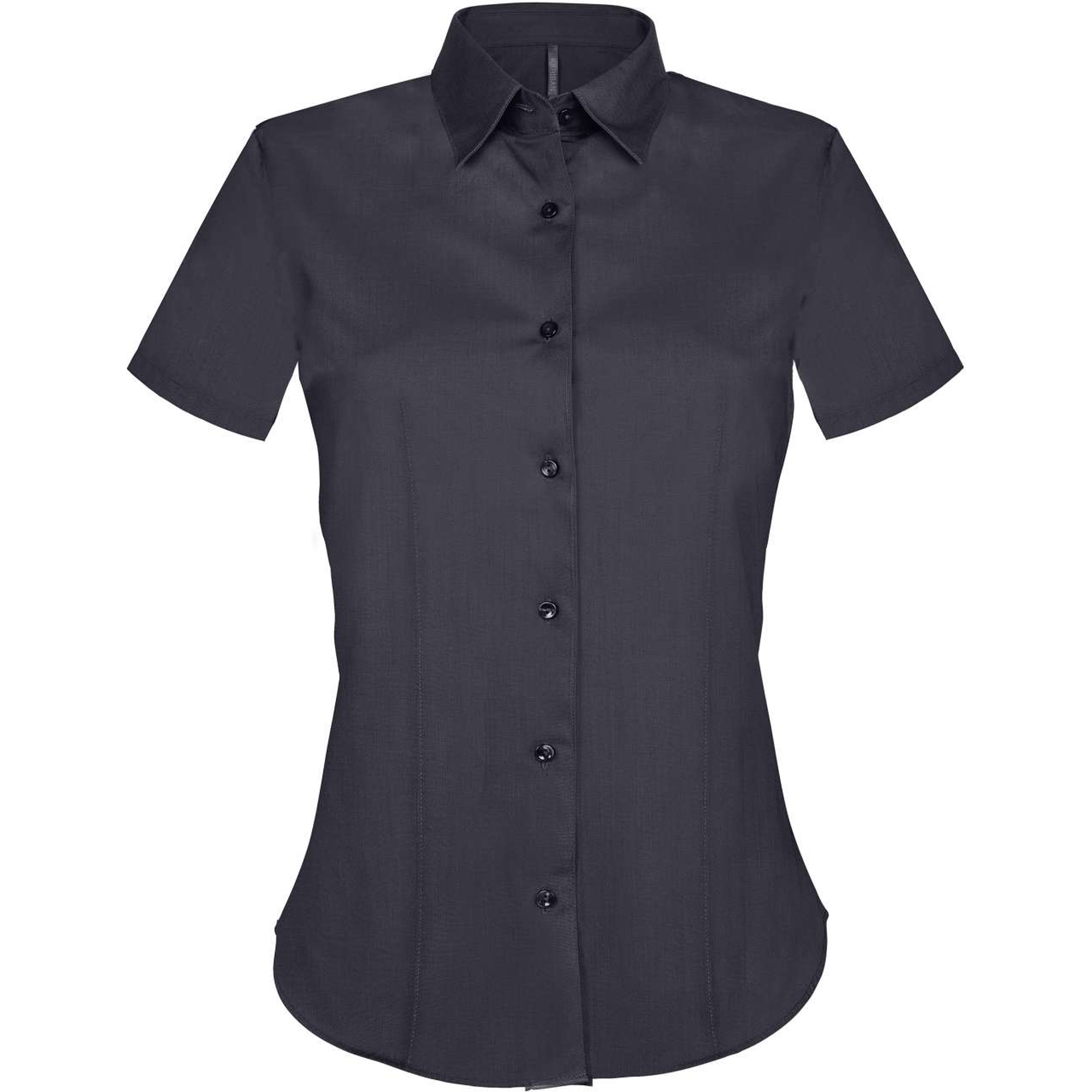 Kariban Stretch Shirt - rövid ujjú, női ing