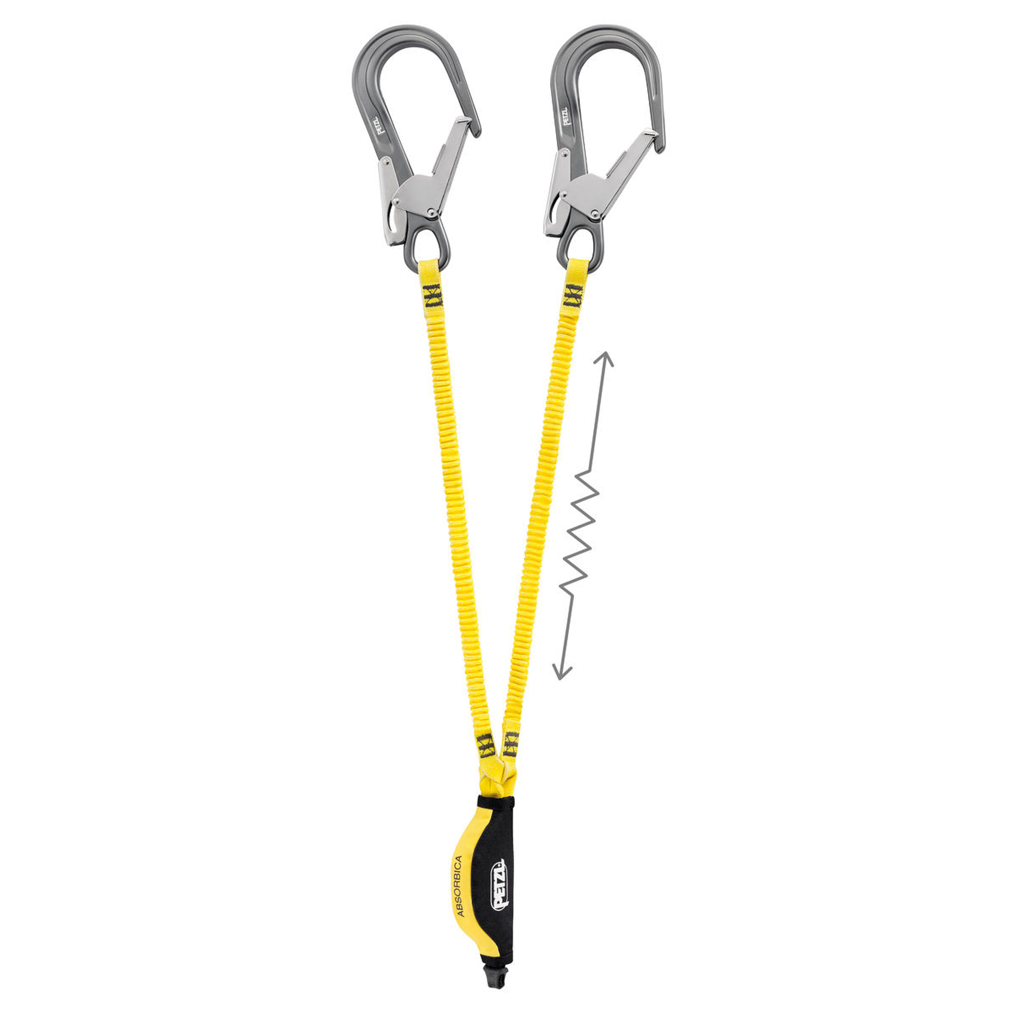 Petzl ABSORBICA-Y MGO - kikötő kötél, energiaelnyelővel