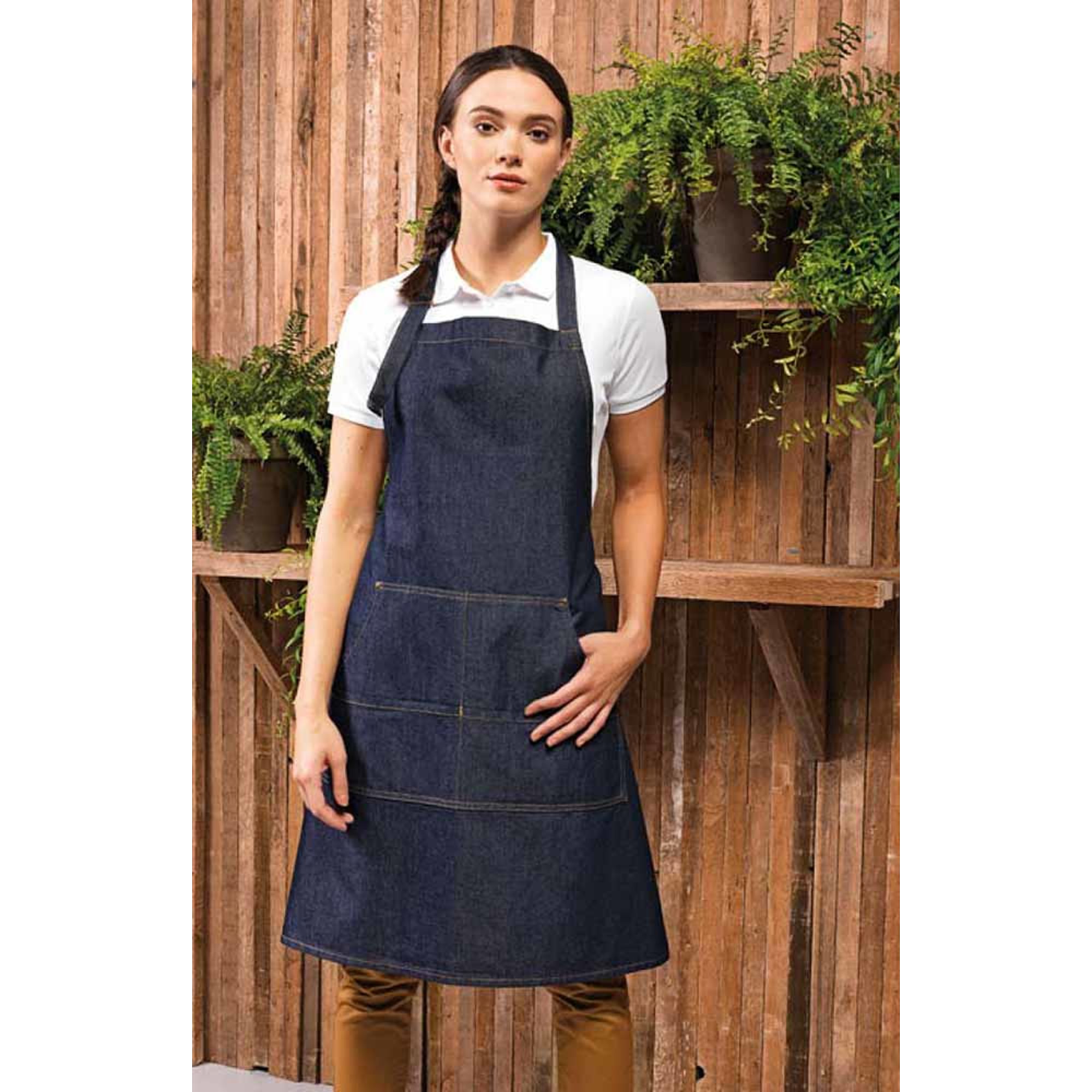 Premier Jeans Stitch farmer kötény - unisex