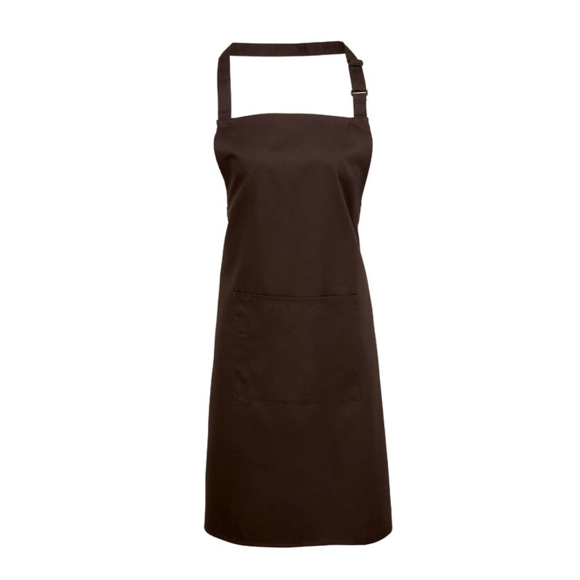 Premier Colours Bib Apron - zsebes felszolgáló kötény
