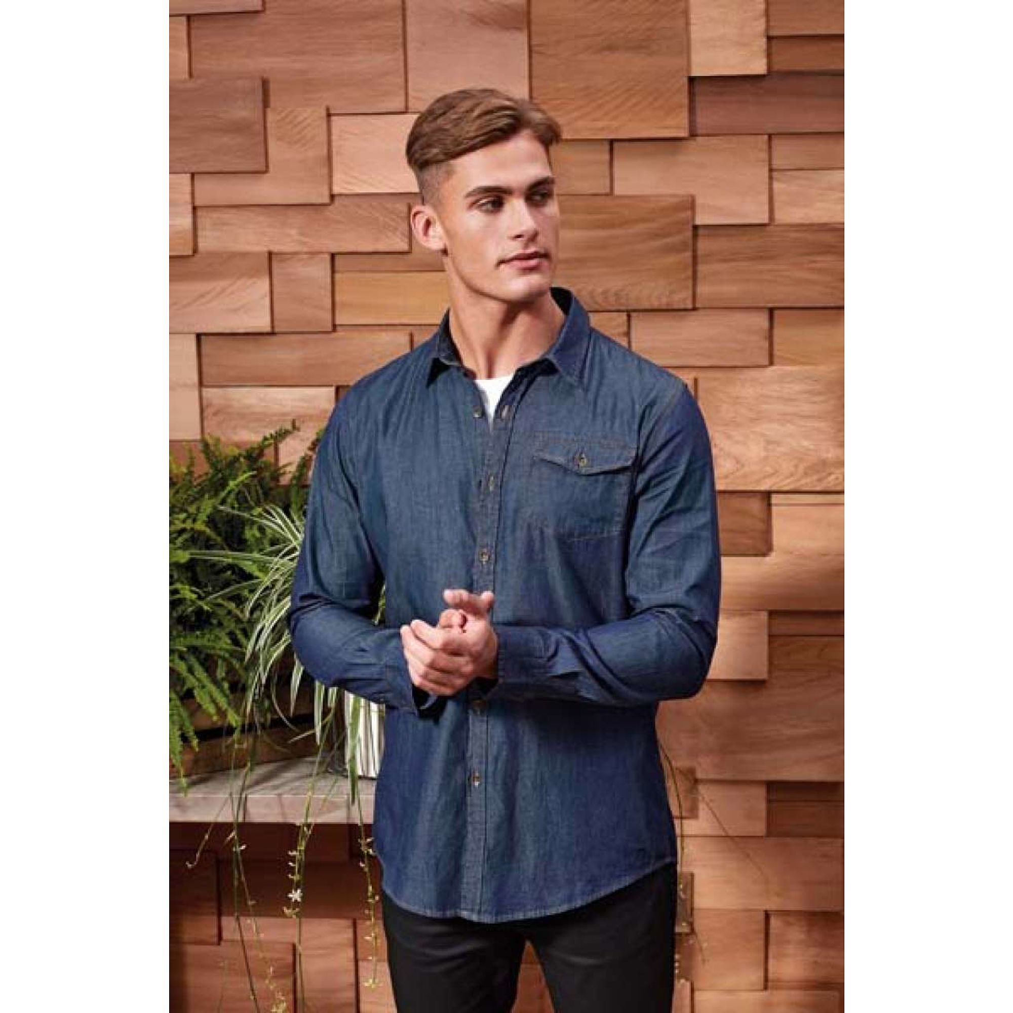 Premier Jeans Stitch - férfi farmer ing