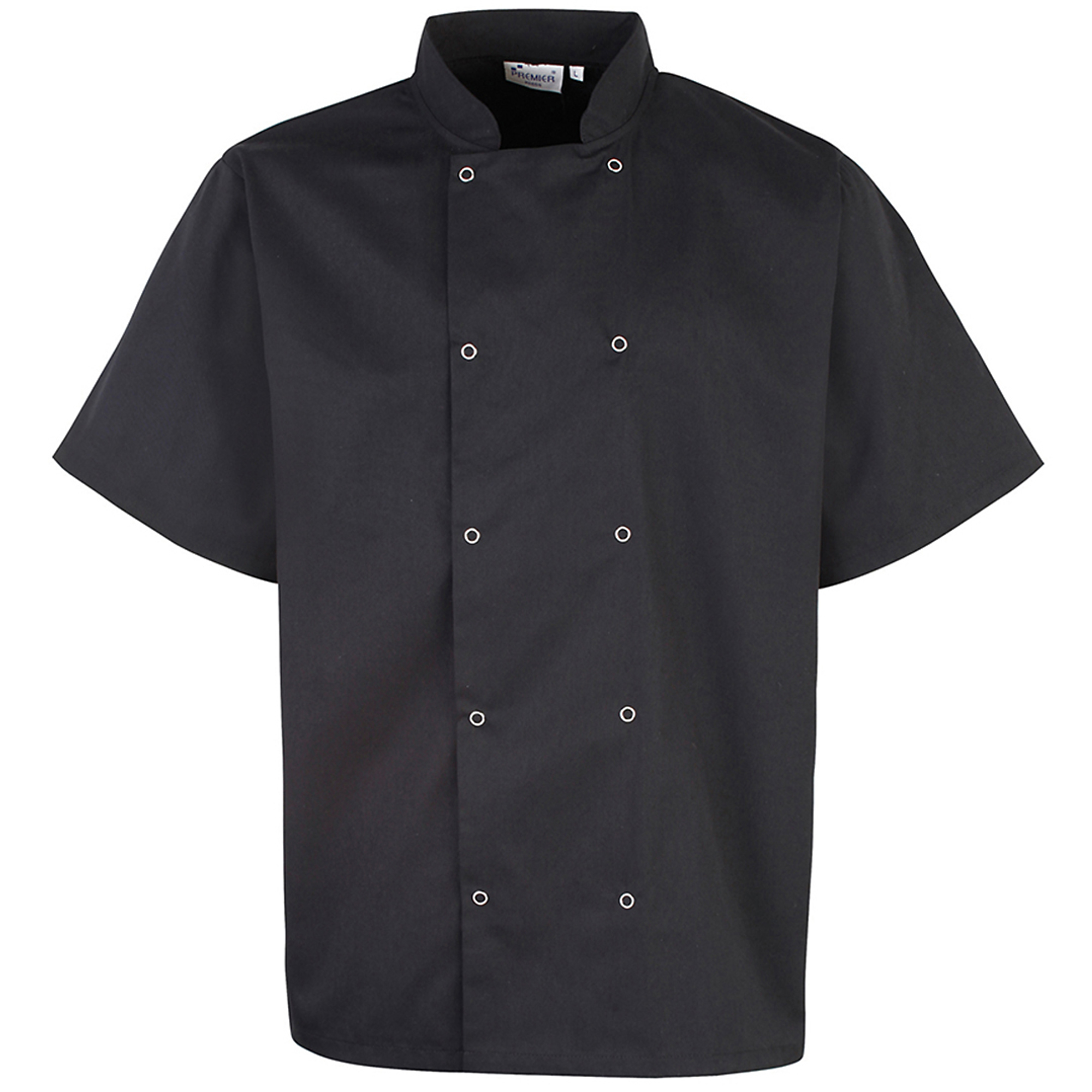 Premier Chef s Jacket - rövid ujjú, gombos séfkabát