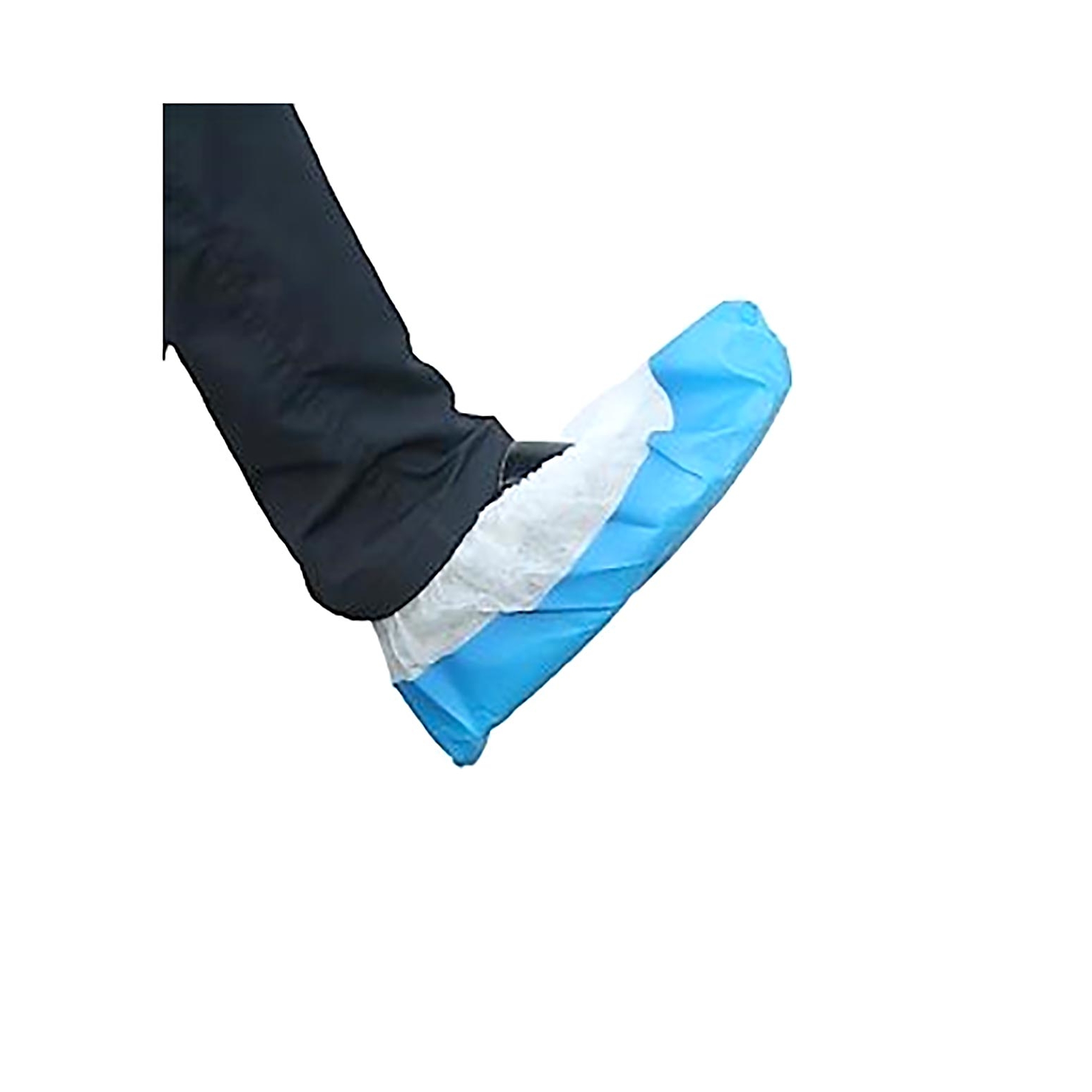 Cipővédő fehér PP/kék PE talp 