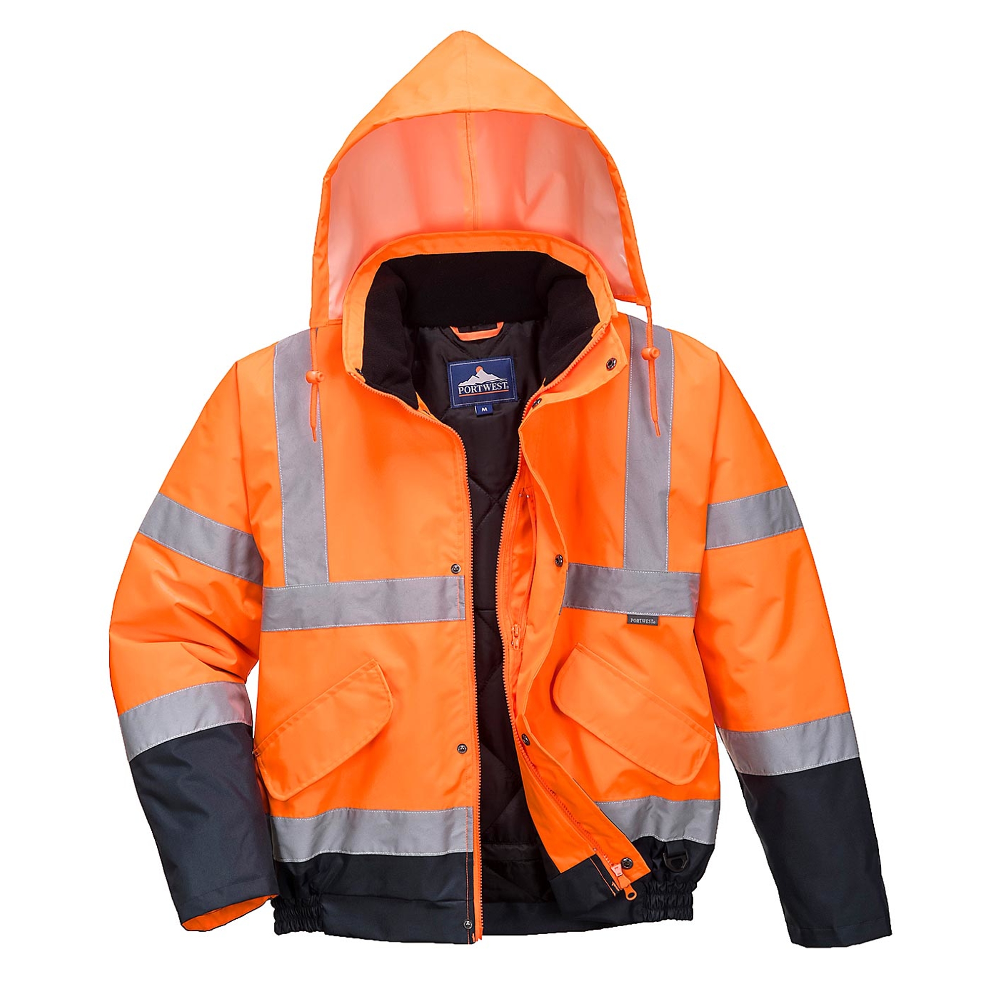 Hi-Vis kéttónusú bomber kabát