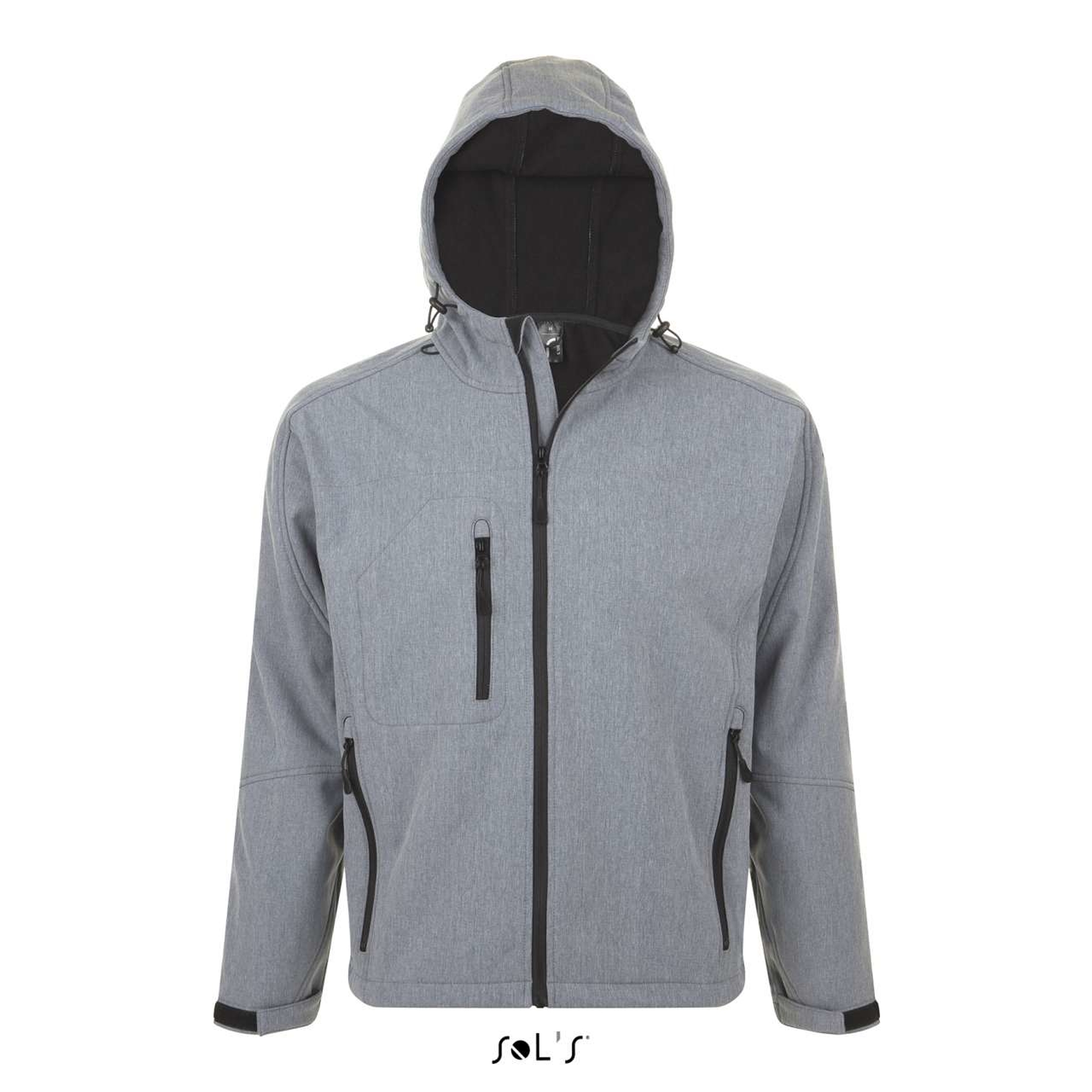 Sols Replay Softshell - kapucnis, cipzáras férfi dzseki