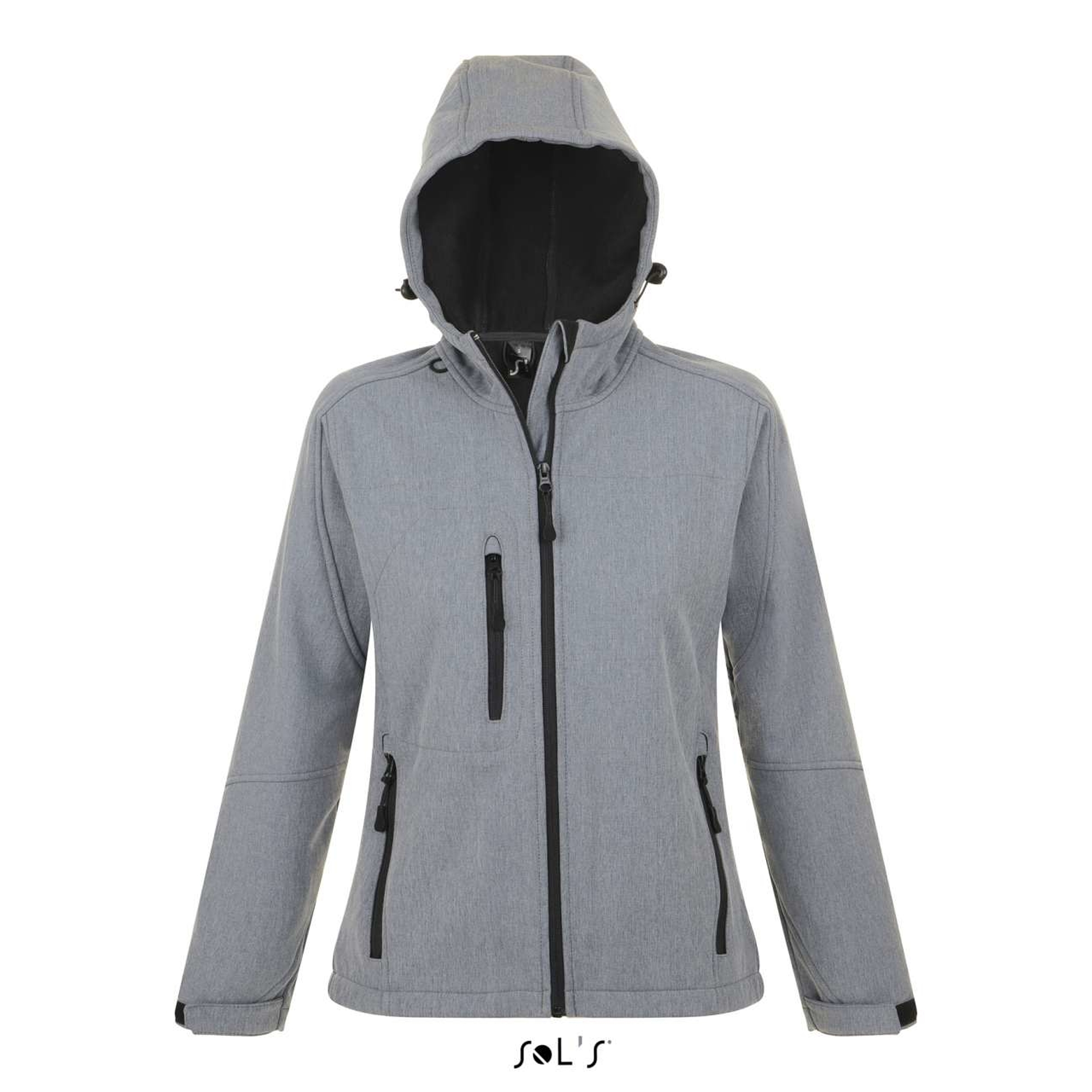 Sols Replay Softshell - kapucnis, cipzáras női dzseki