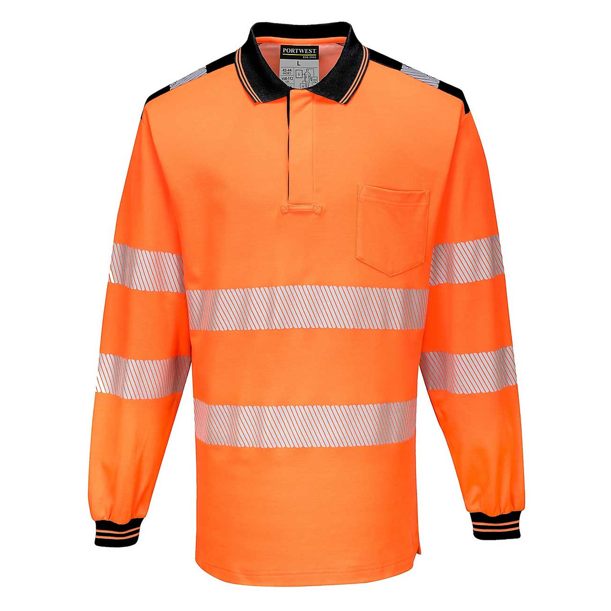 PW3 HI-VIS láthatósági hosszú ujjú pólóing