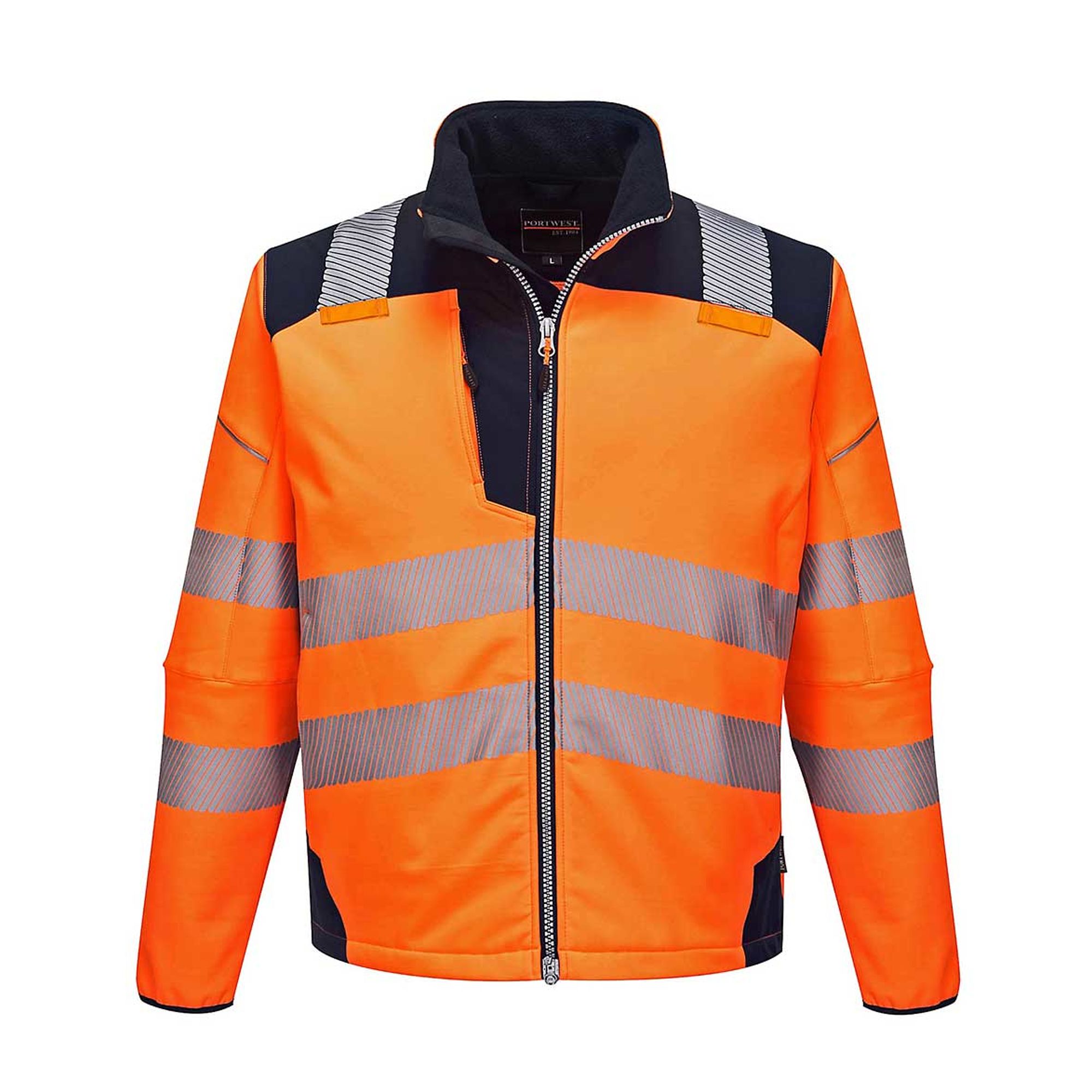Vision HI-VIS láthatósági softshell kabát