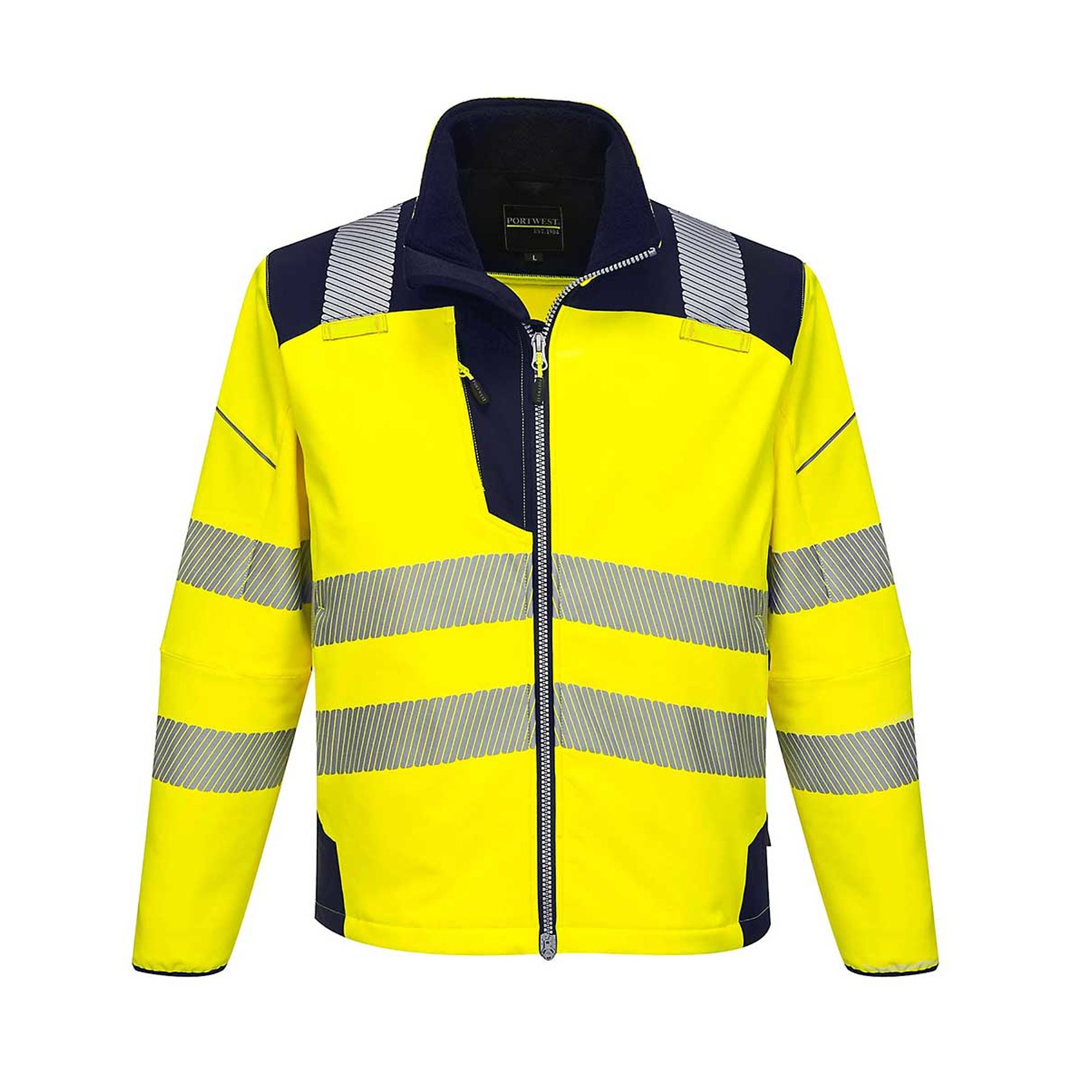 Vision HI-VIS láthatósági softshell kabát
