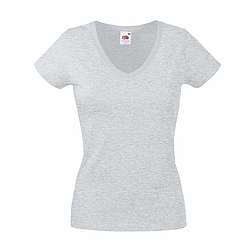 Lady-Fit V Neck V-Weight Tee - rövid ujjú női póló