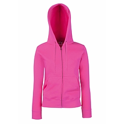 Ladies Zip Thru Hood Swt Jkt - kapucnis, cipzáras női pulóver