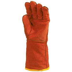 Hegesztőkesztyű, marhahasíték, belső pamut béléssel